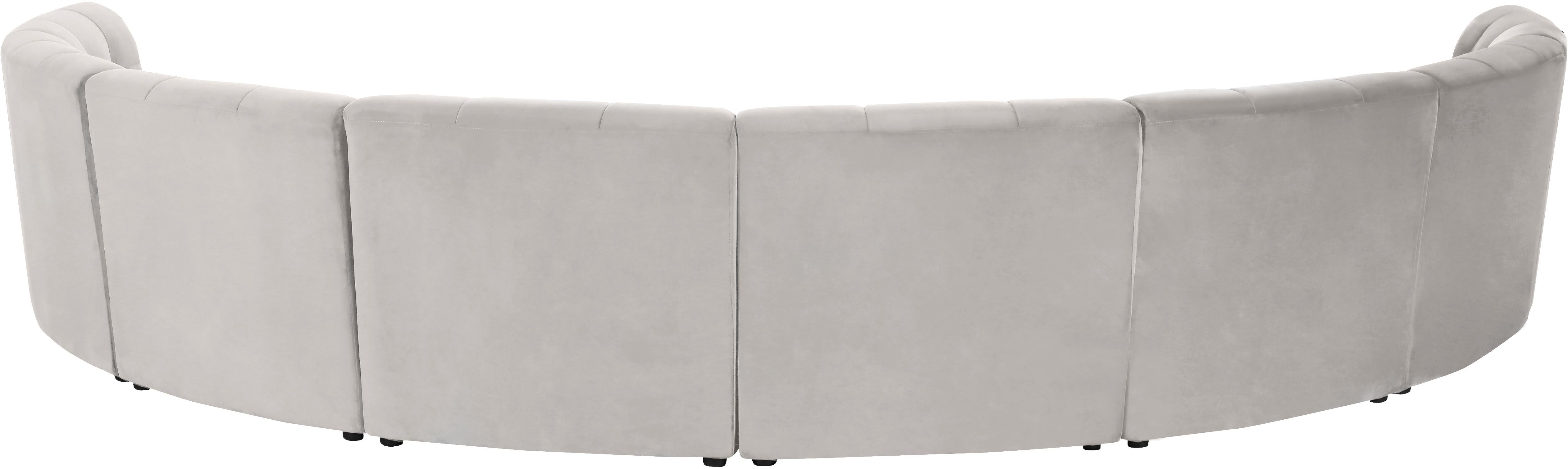 Limitless Cream Velvet 8pc. Modular Sectional - Luxury Home Furniture (MI)