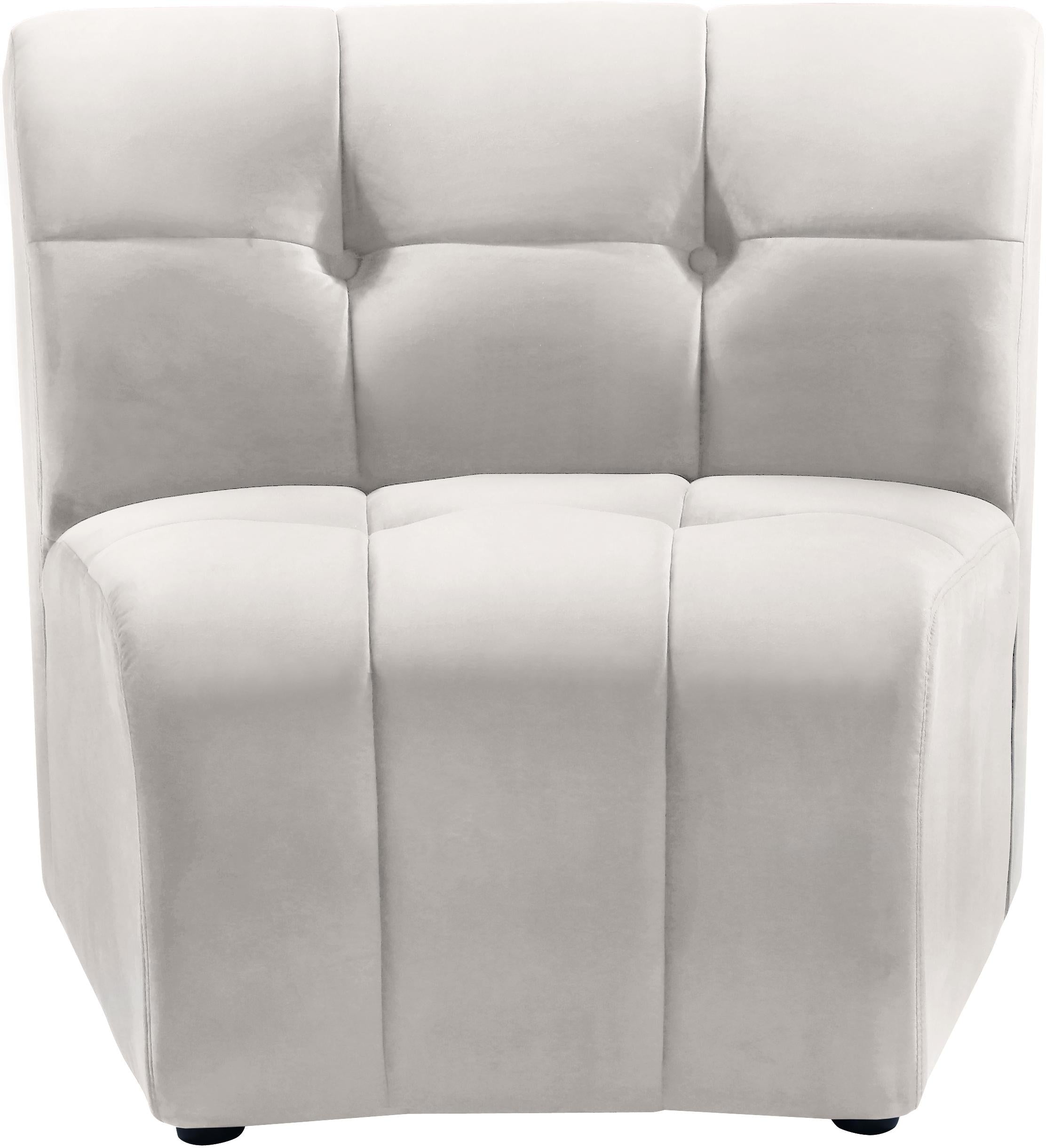 Limitless Cream Velvet Modular Chair - Luxury Home Furniture (MI)