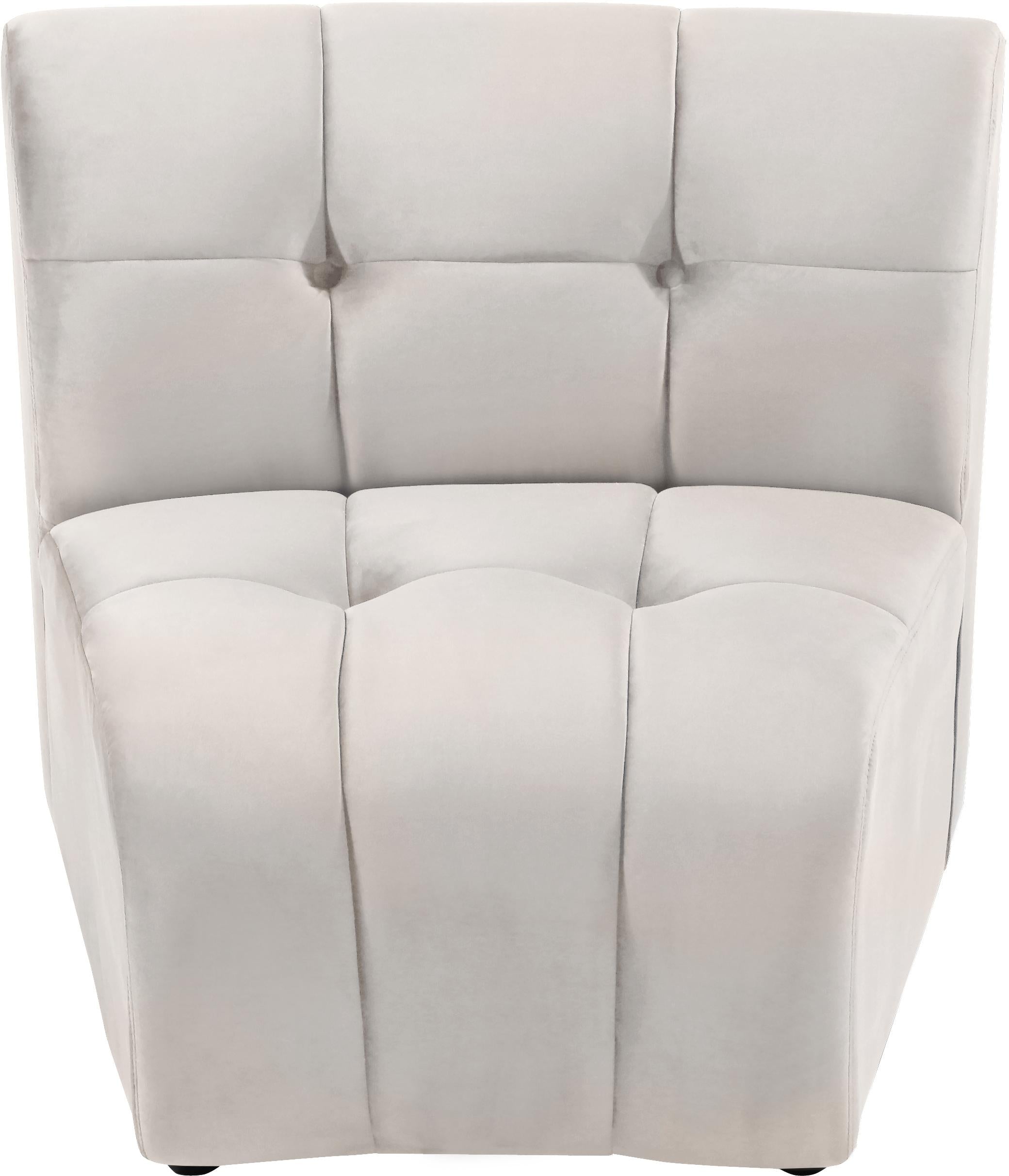 Limitless Cream Velvet Modular Chair - Luxury Home Furniture (MI)