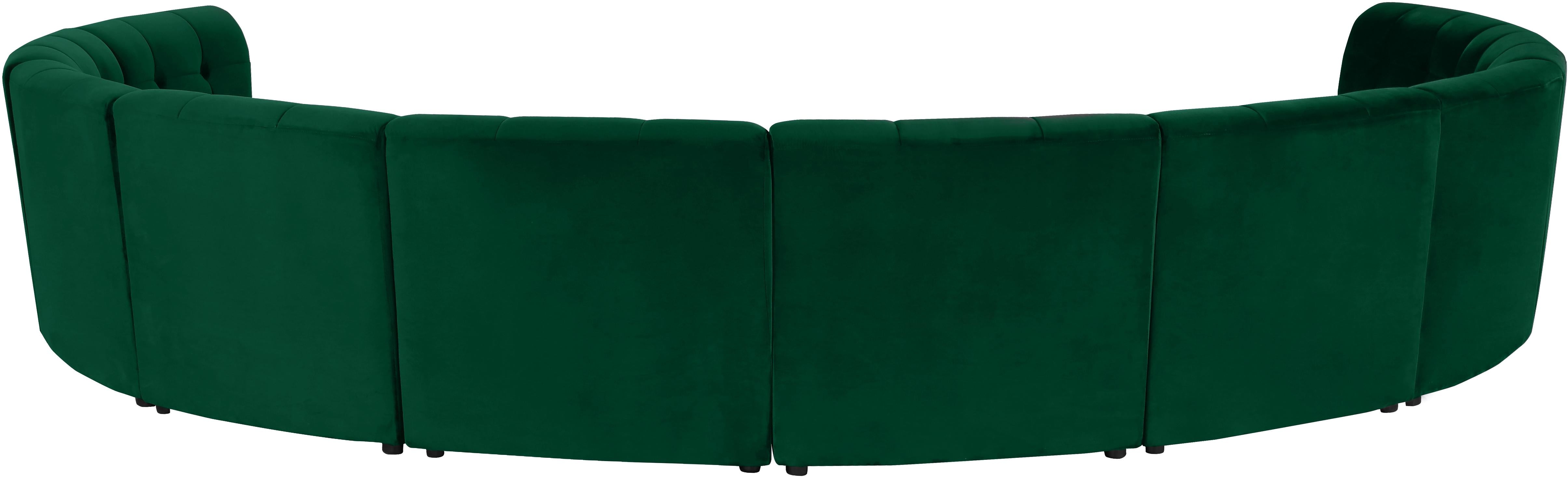 Limitless Green Velvet 10pc. Modular Sectional - Luxury Home Furniture (MI)