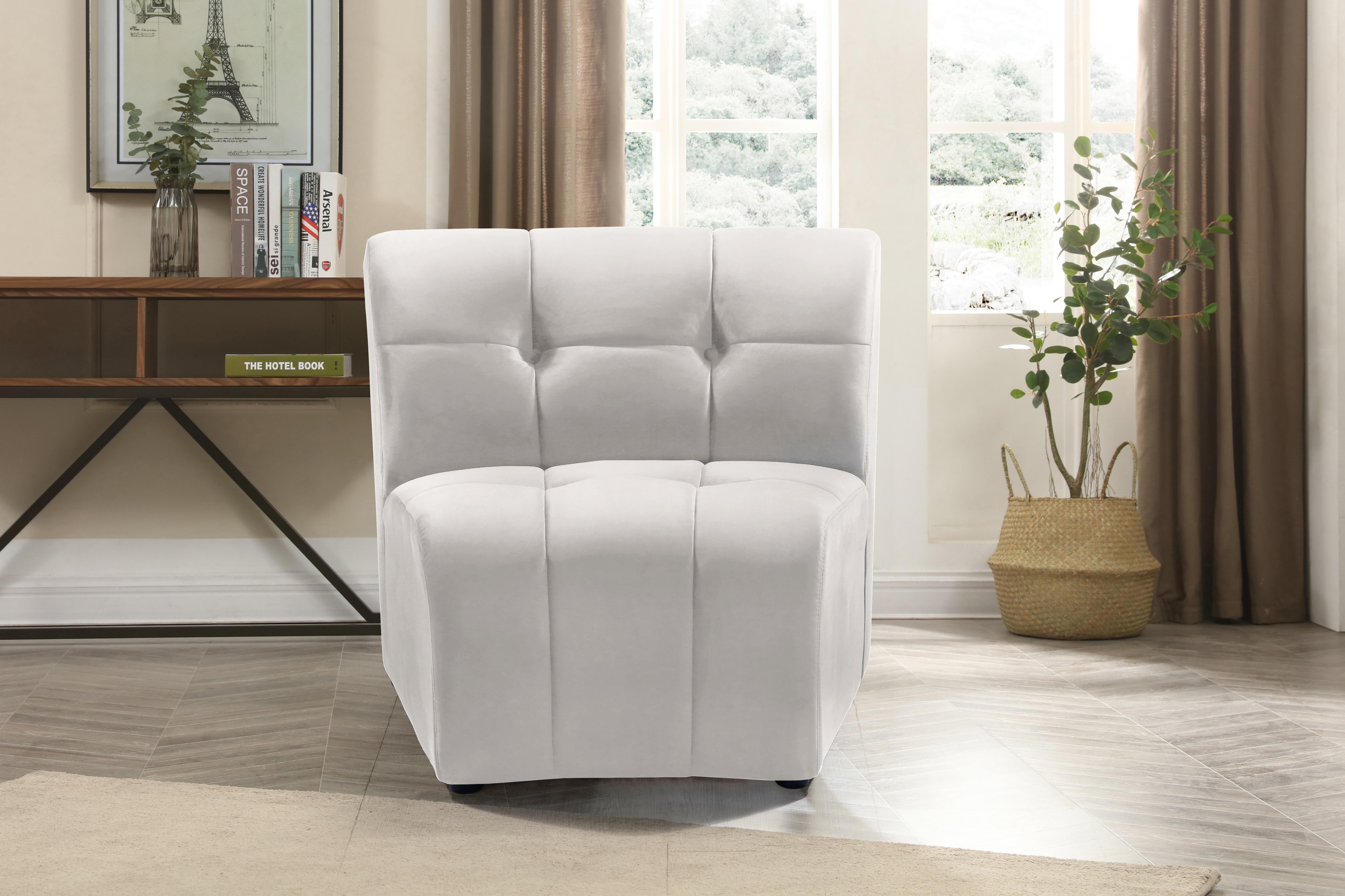 Limitless Cream Velvet Modular Chair - Luxury Home Furniture (MI)