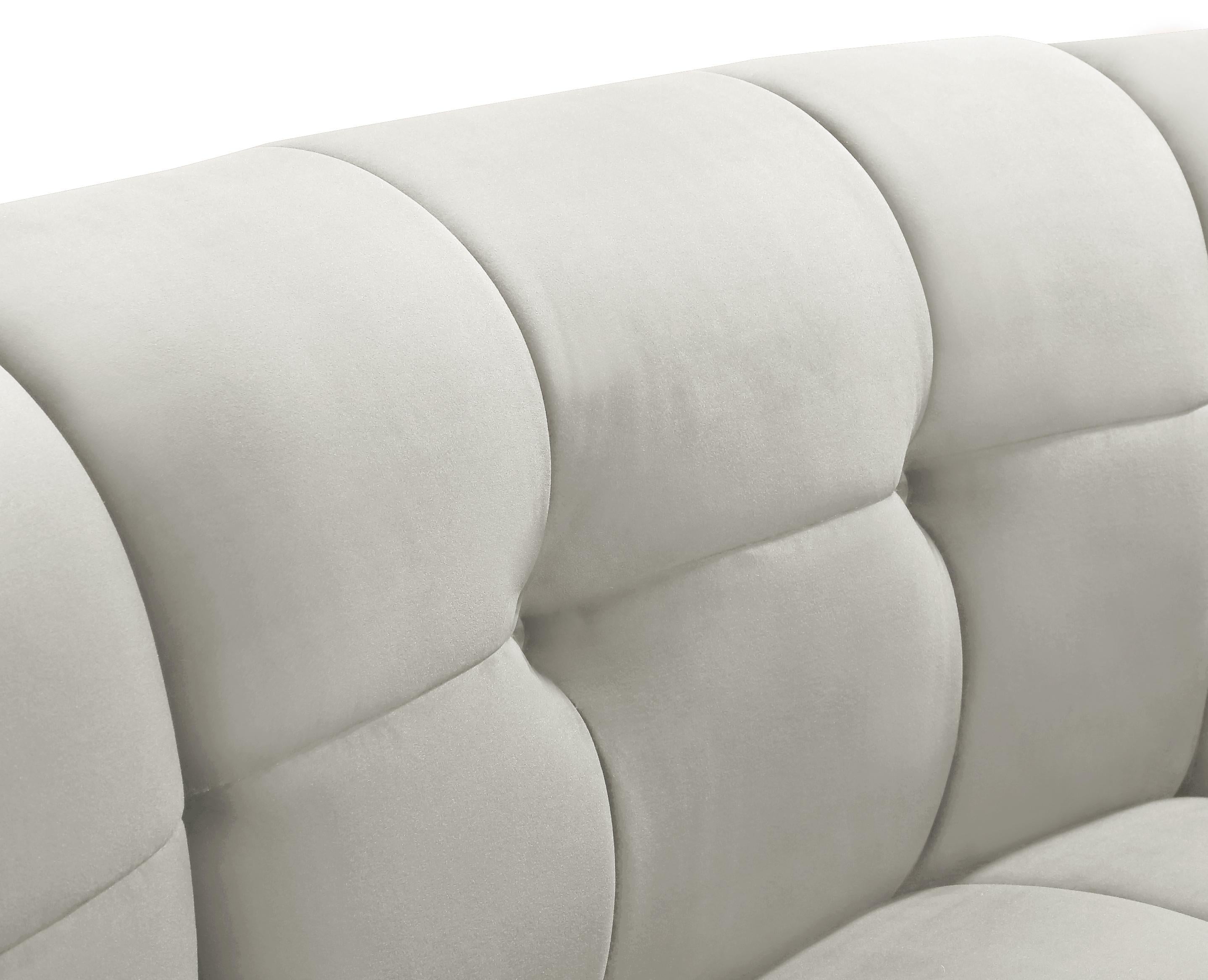 Limitless Cream Velvet Modular Chair - Luxury Home Furniture (MI)