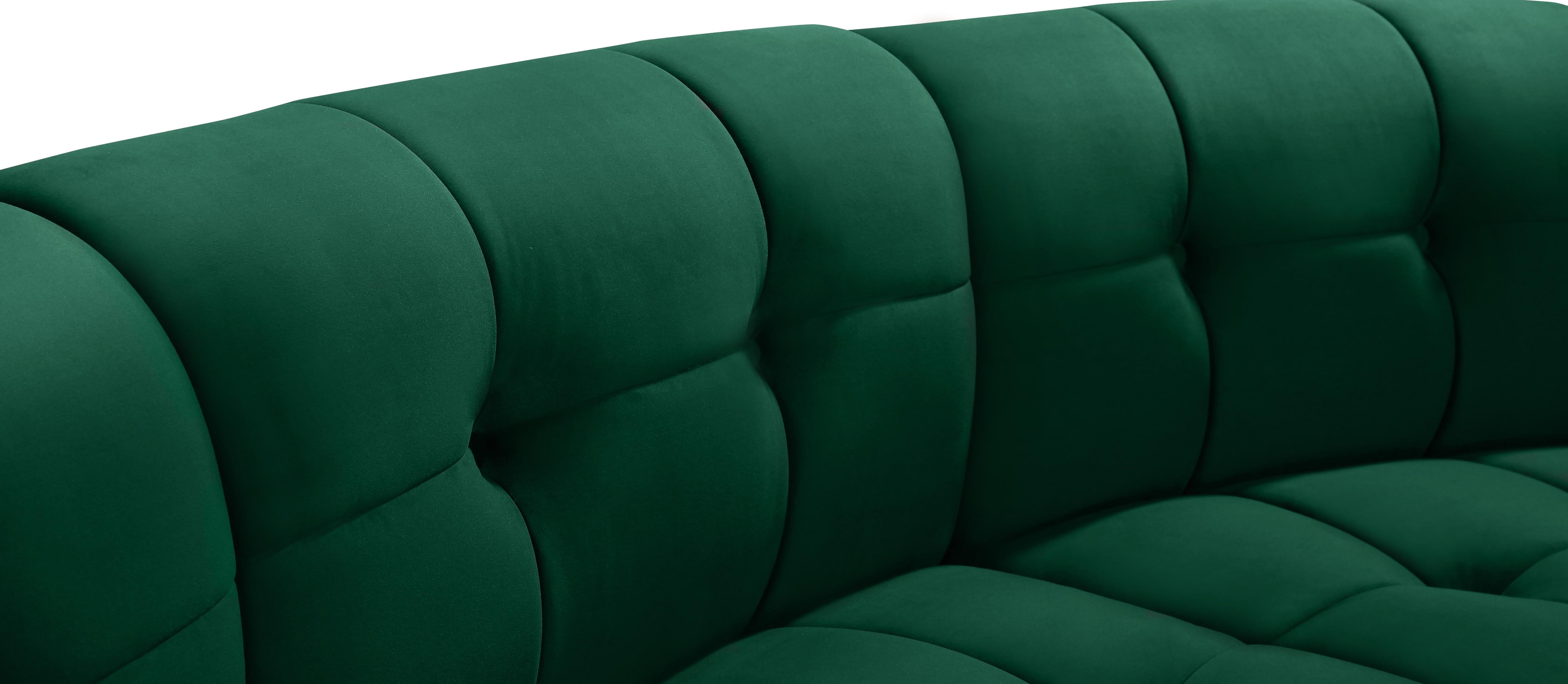 Limitless Green Velvet 12pc. Modular Sectional - Luxury Home Furniture (MI)