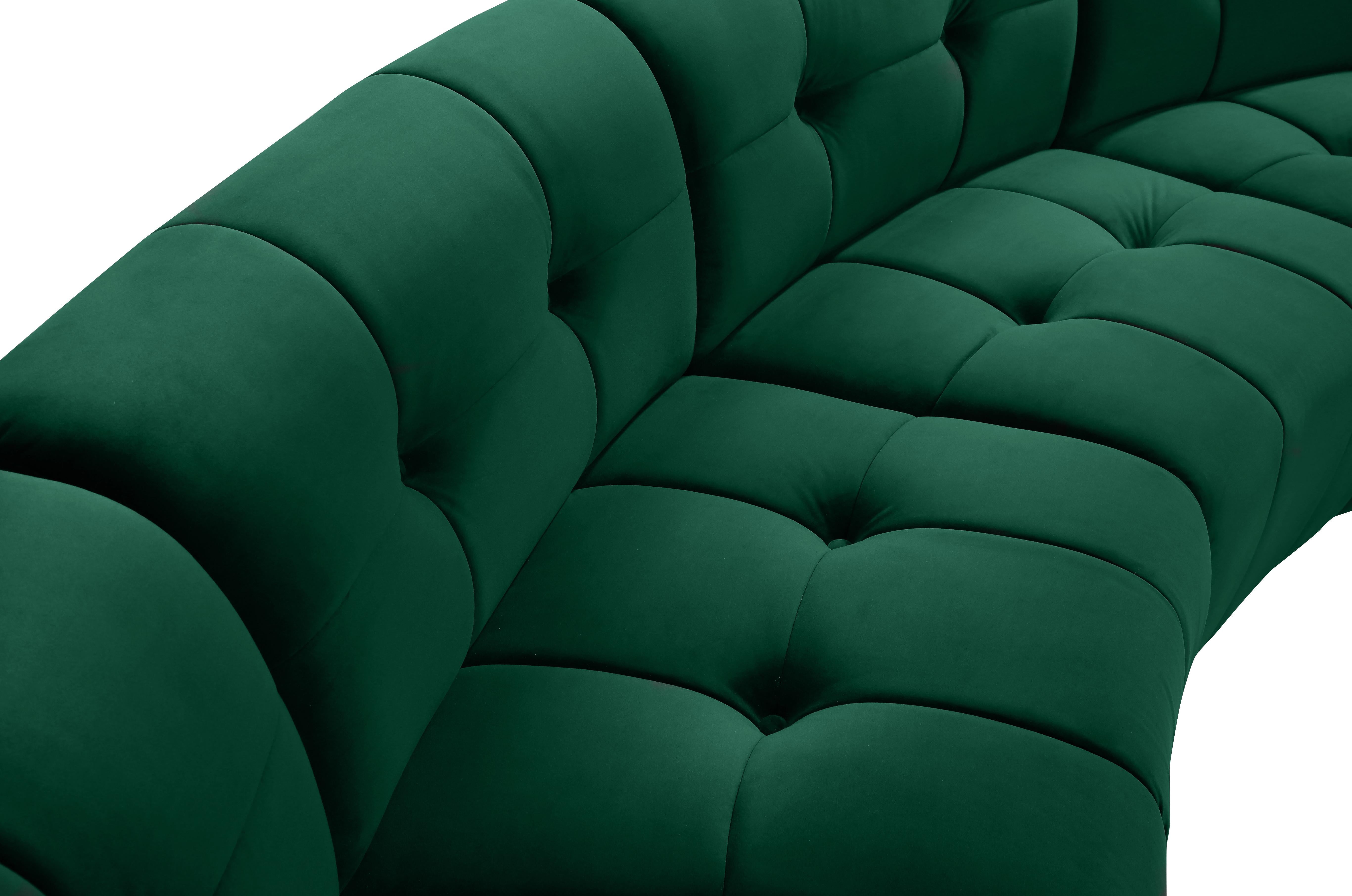 Limitless Green Velvet 12pc. Modular Sectional - Luxury Home Furniture (MI)