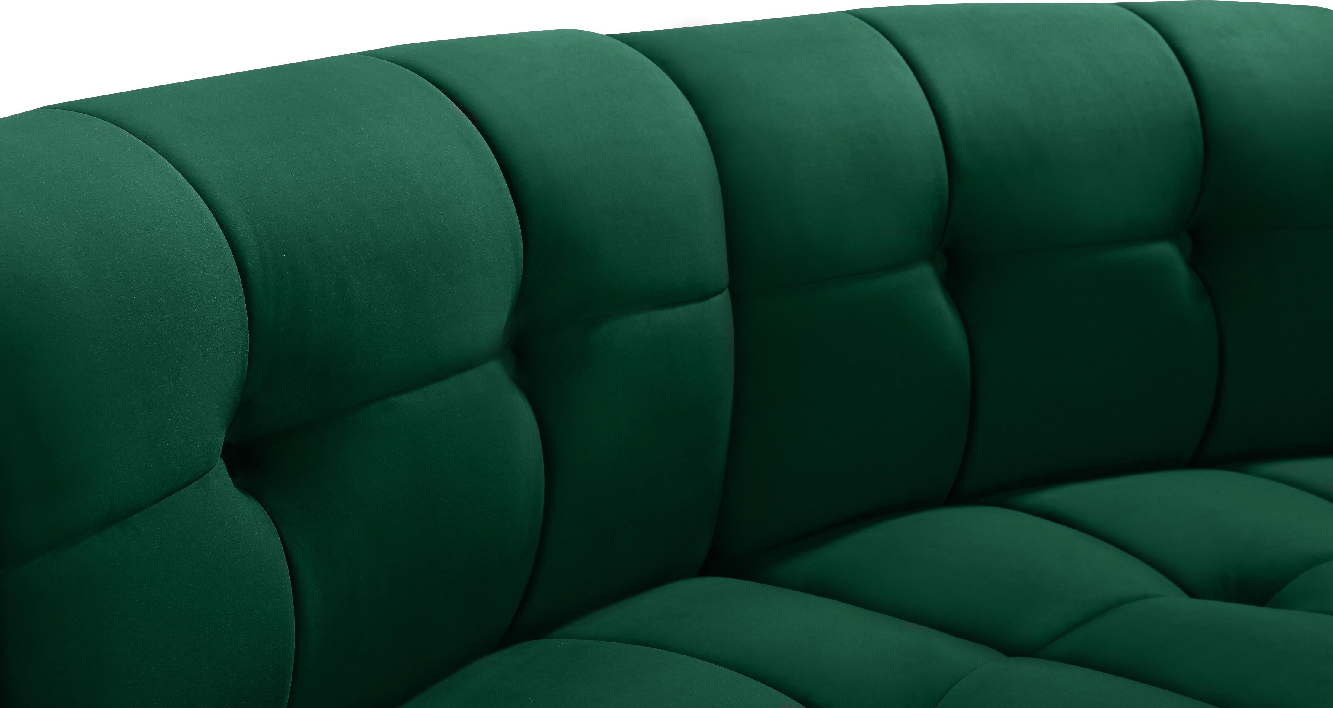 Limitless Green Velvet 2pc. Modular Sectional - Luxury Home Furniture (MI)