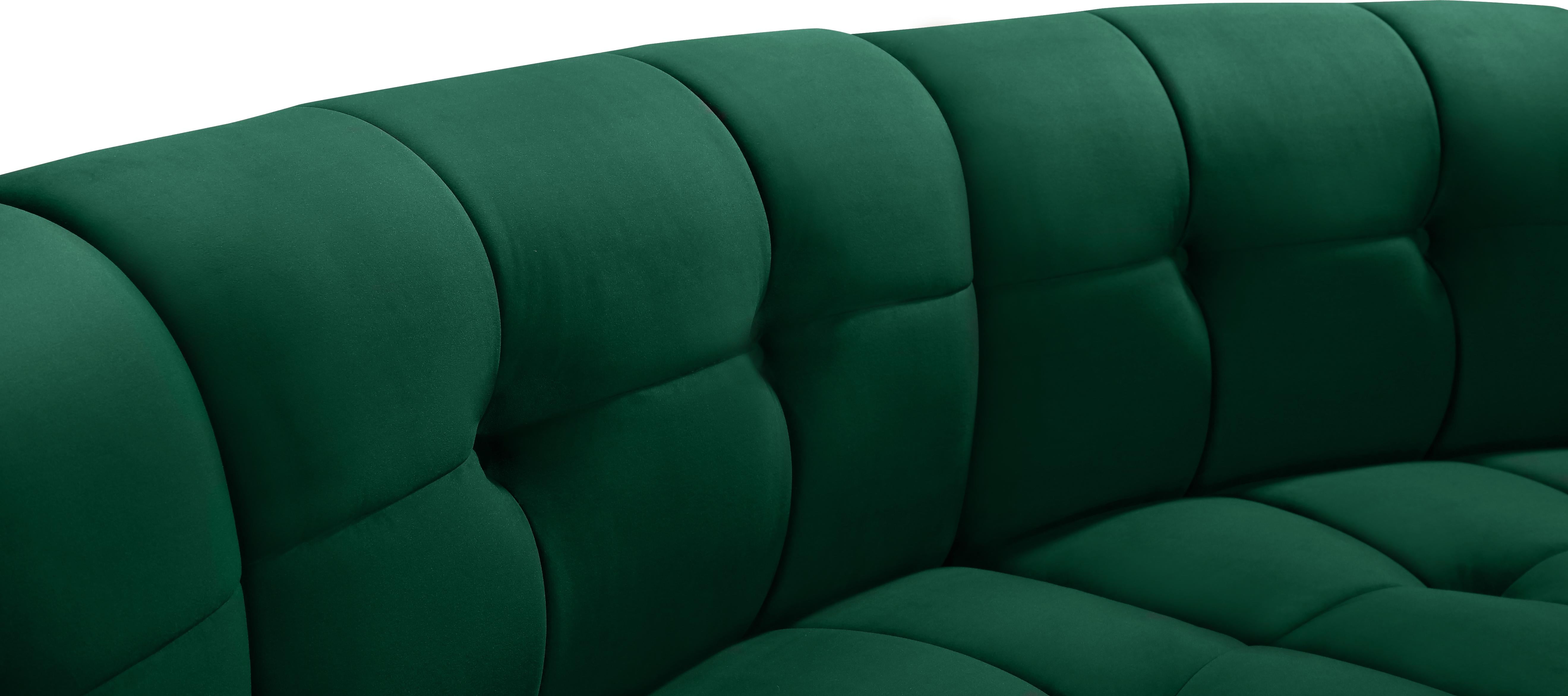 Limitless Green Velvet 15pc. Modular Sectional - Luxury Home Furniture (MI)