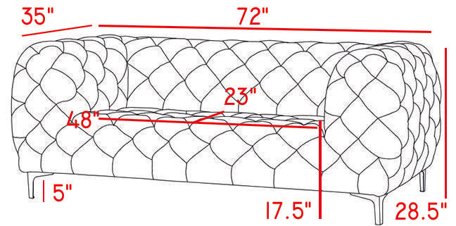 Mercer Grey Velvet Loveseat - Luxury Home Furniture (MI)
