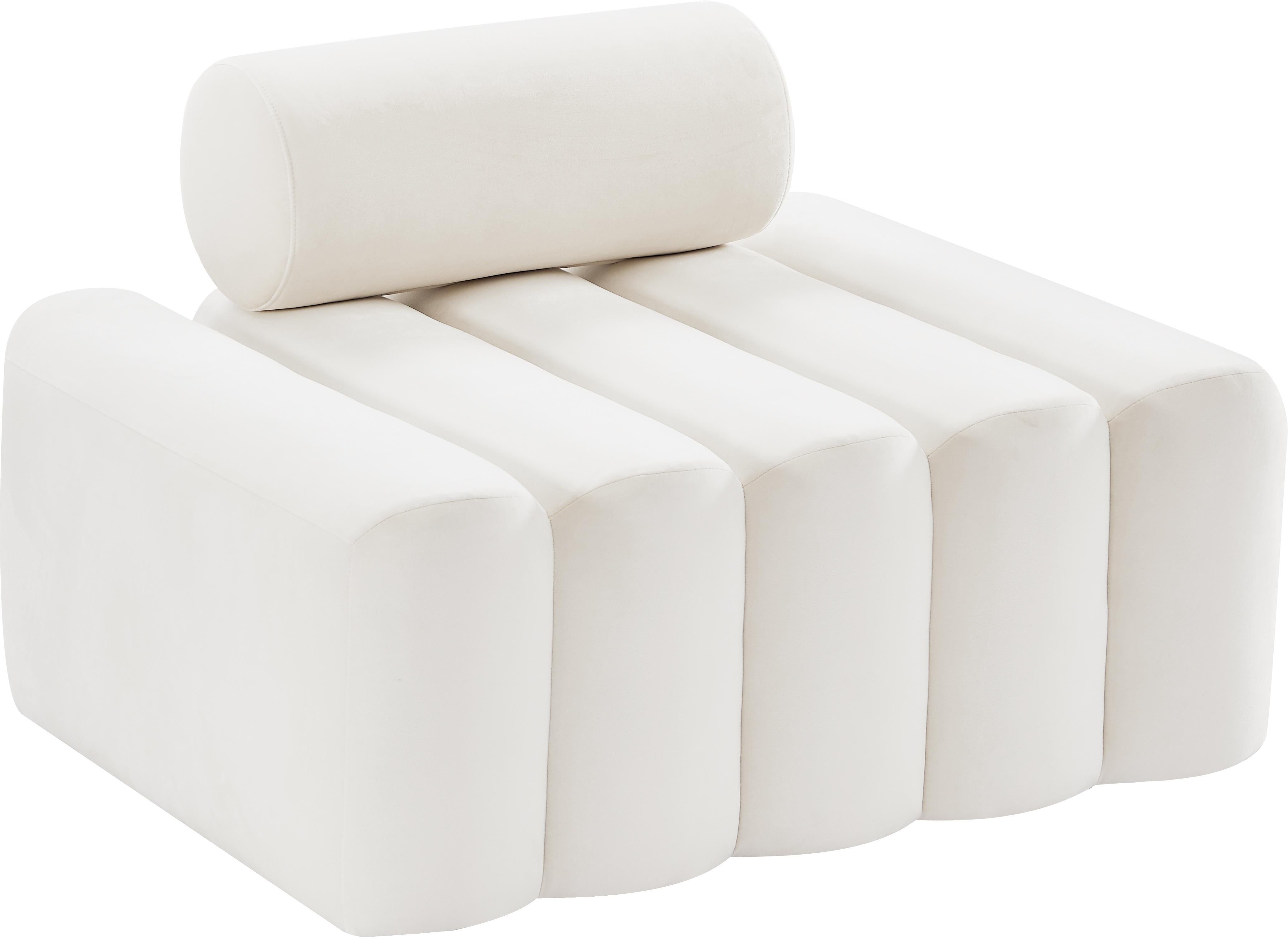 Melody Cream Velvet Chair