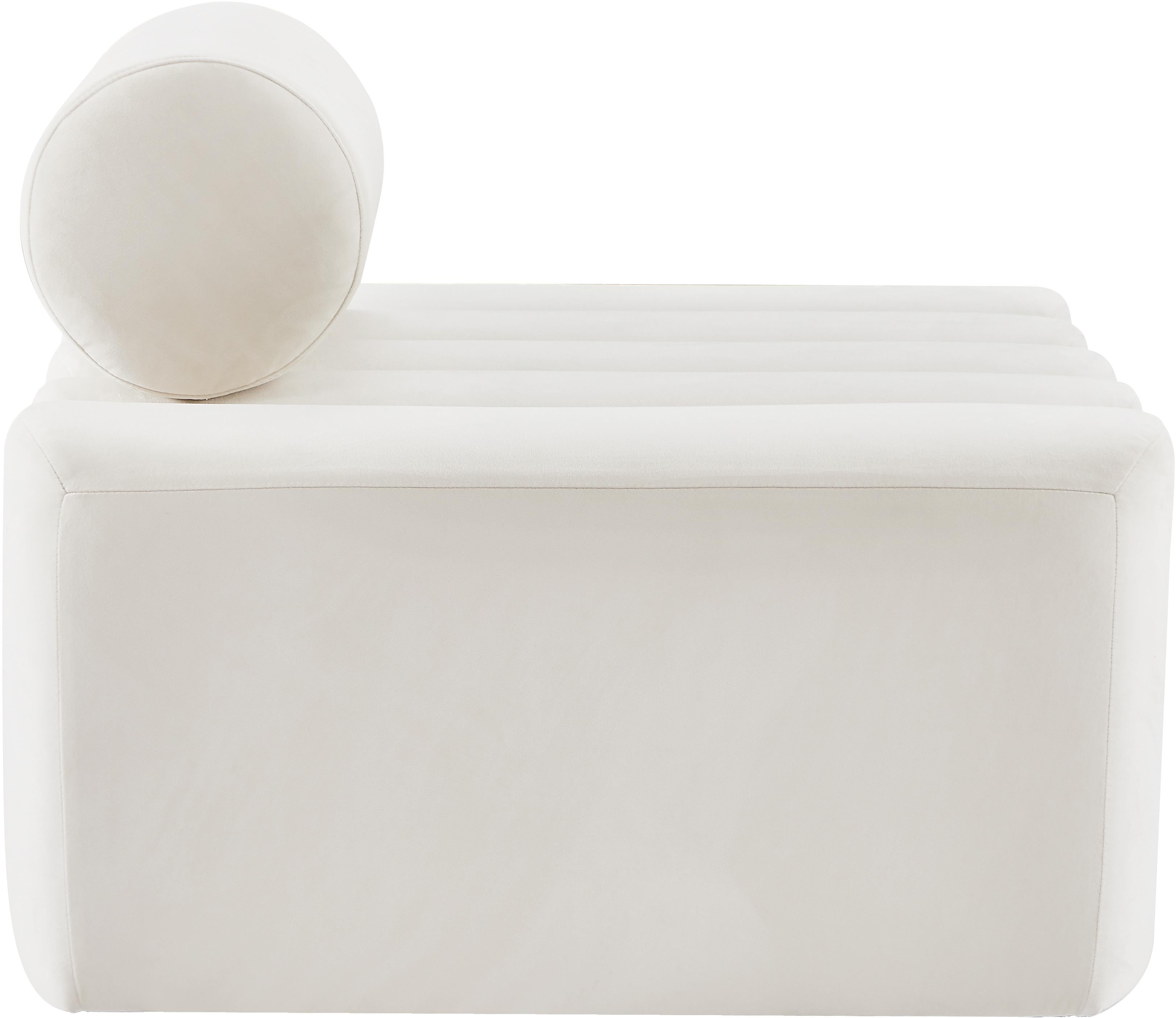 Melody Cream Velvet Chair - Luxury Home Furniture (MI)