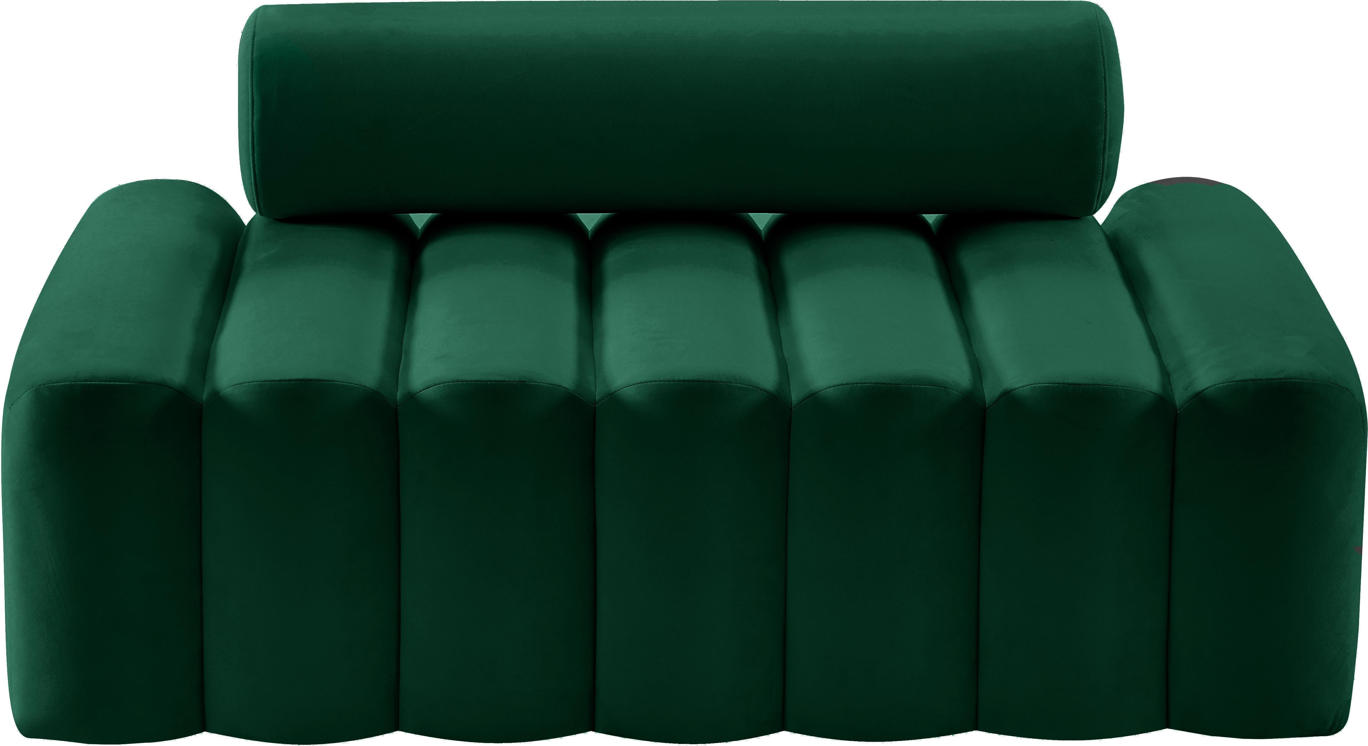 Melody Green Velvet Loveseat - Luxury Home Furniture (MI)