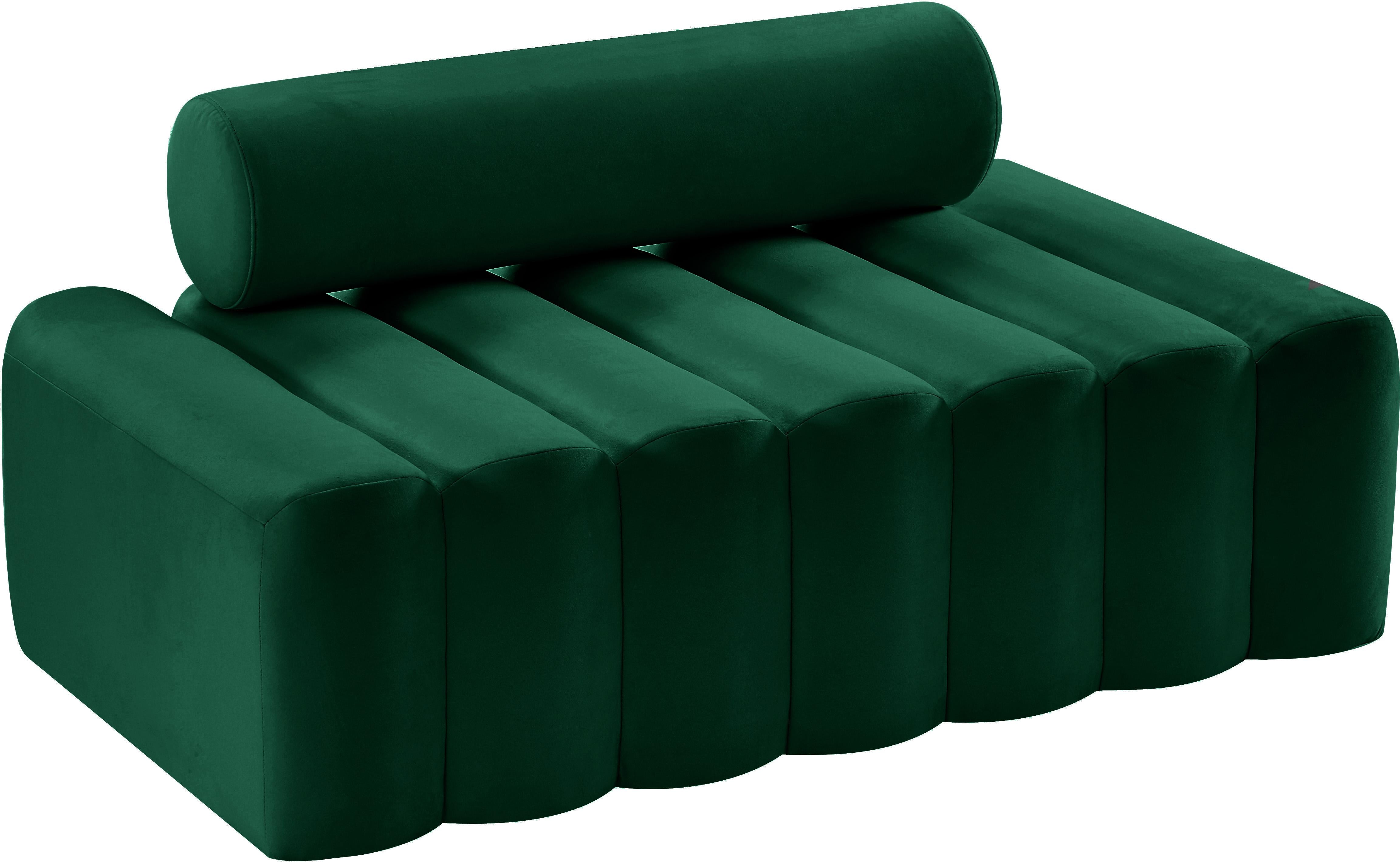 Melody Green Velvet Loveseat - Luxury Home Furniture (MI)