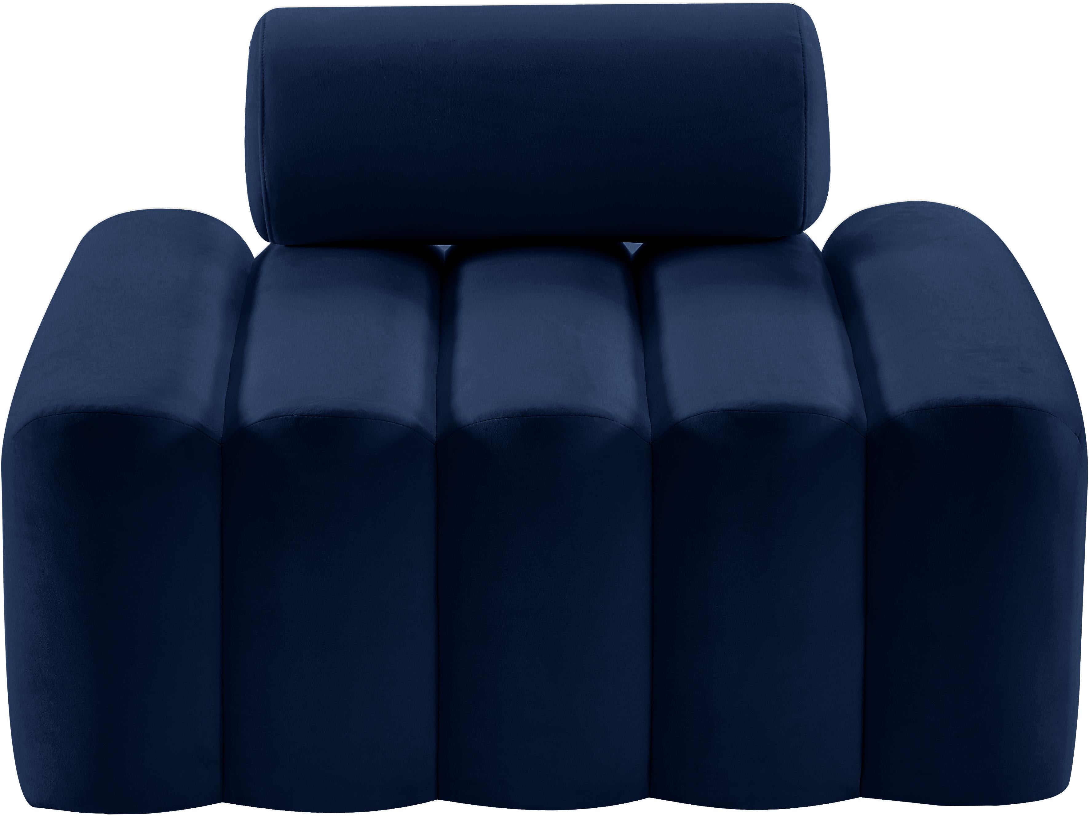 Melody Navy Velvet Chair - Luxury Home Furniture (MI)