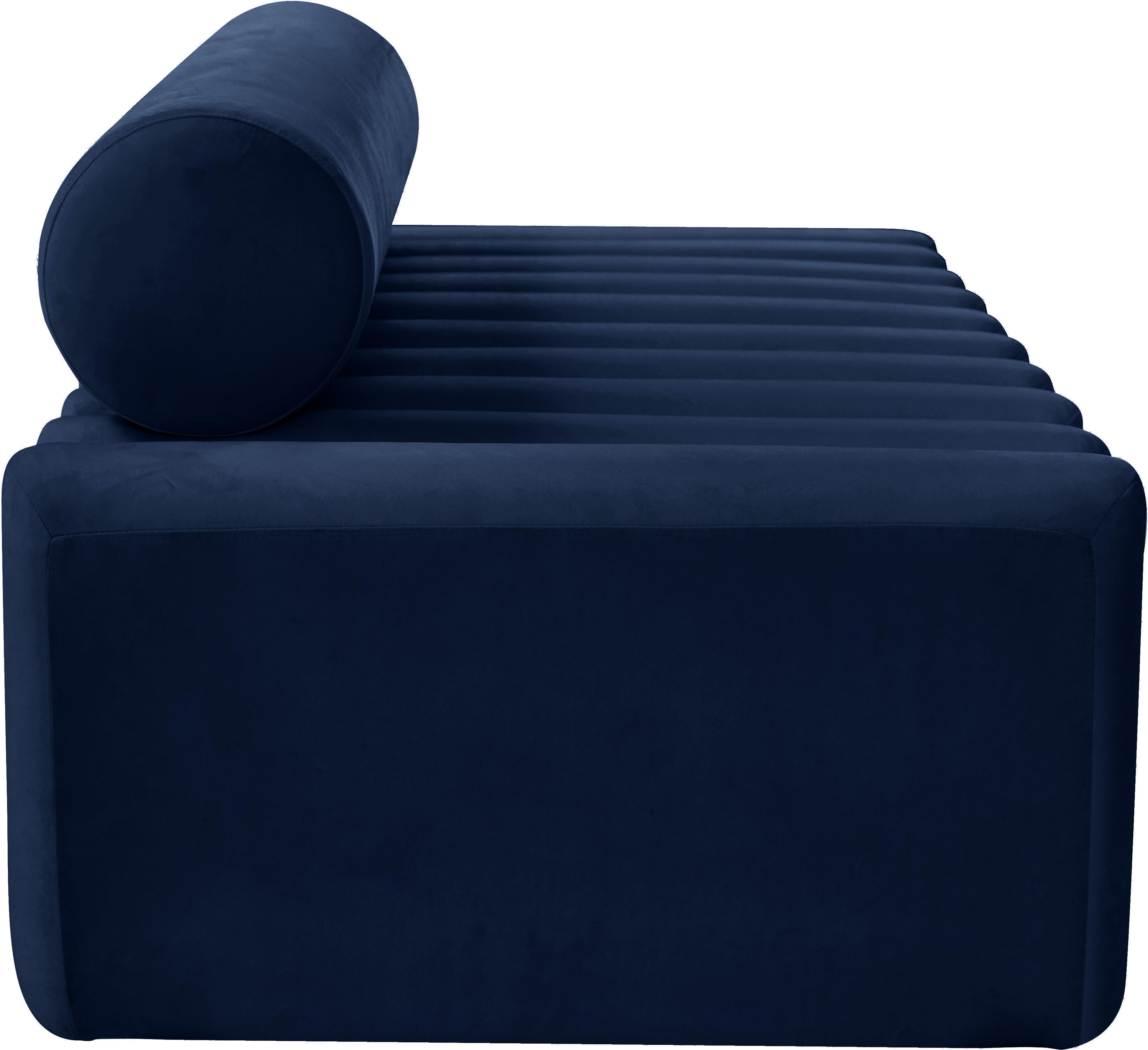 Melody Navy Velvet Sofa - Luxury Home Furniture (MI)