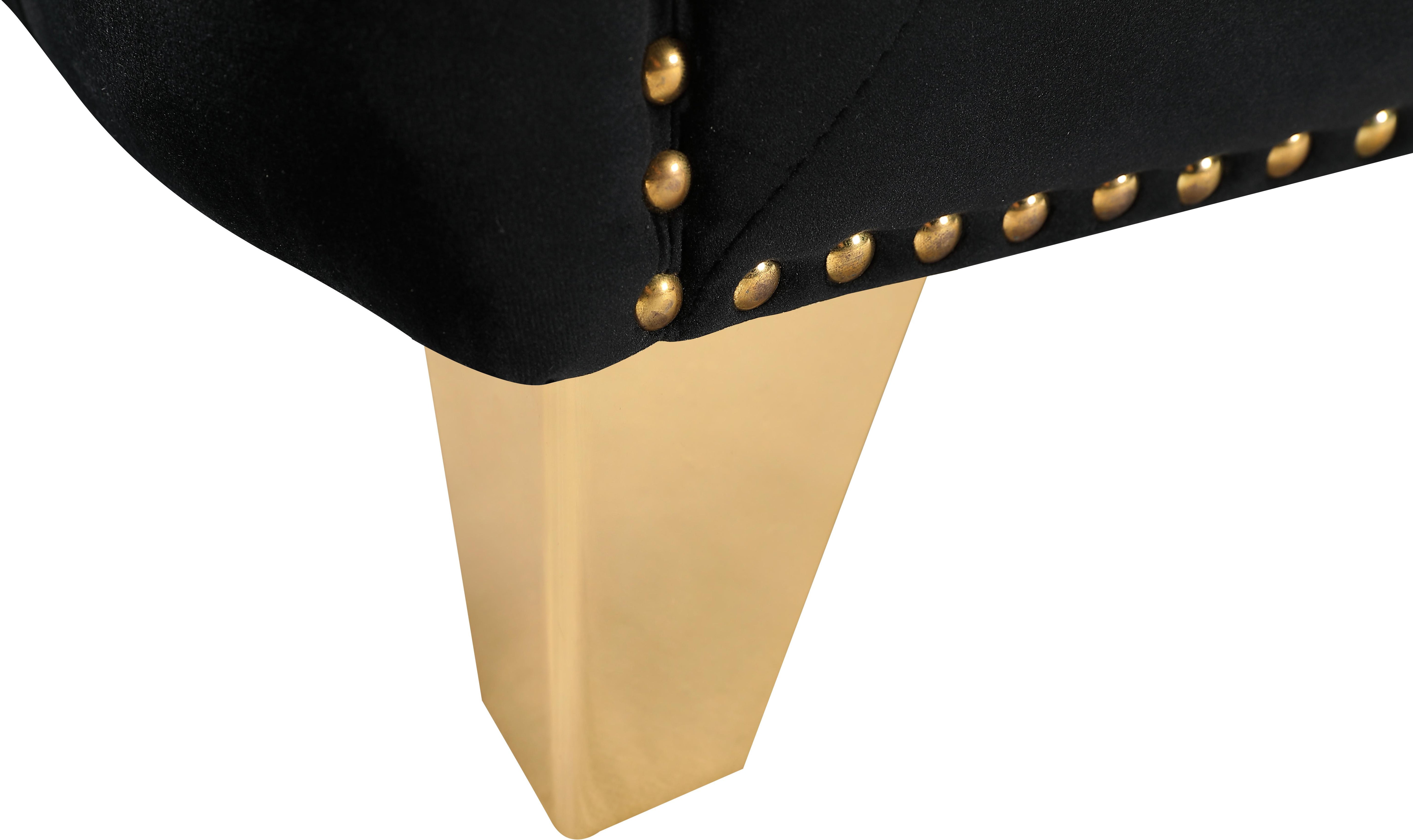 Michelle Black Velvet Chair - Luxury Home Furniture (MI)