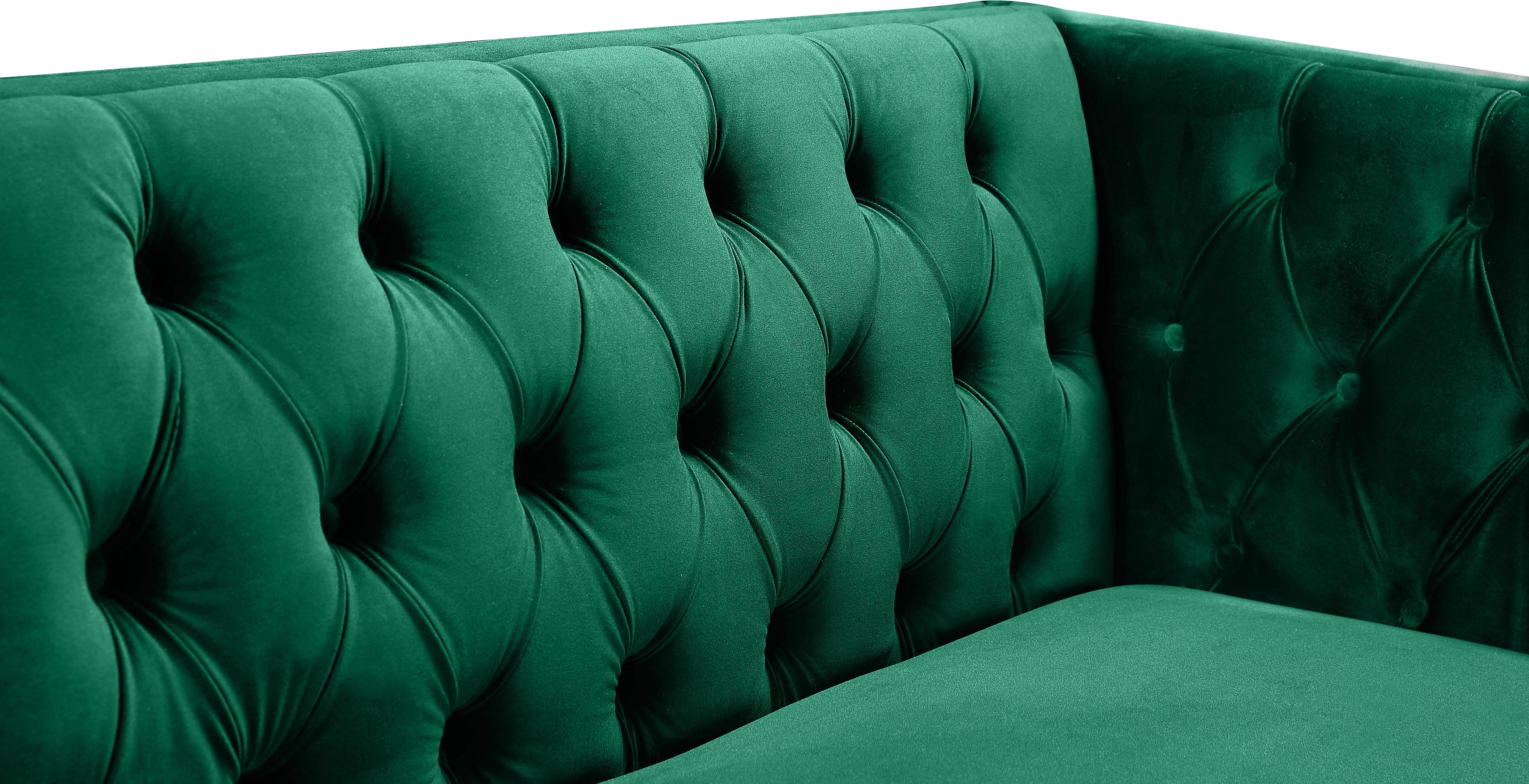 Michelle Green Velvet Sofa - Luxury Home Furniture (MI)