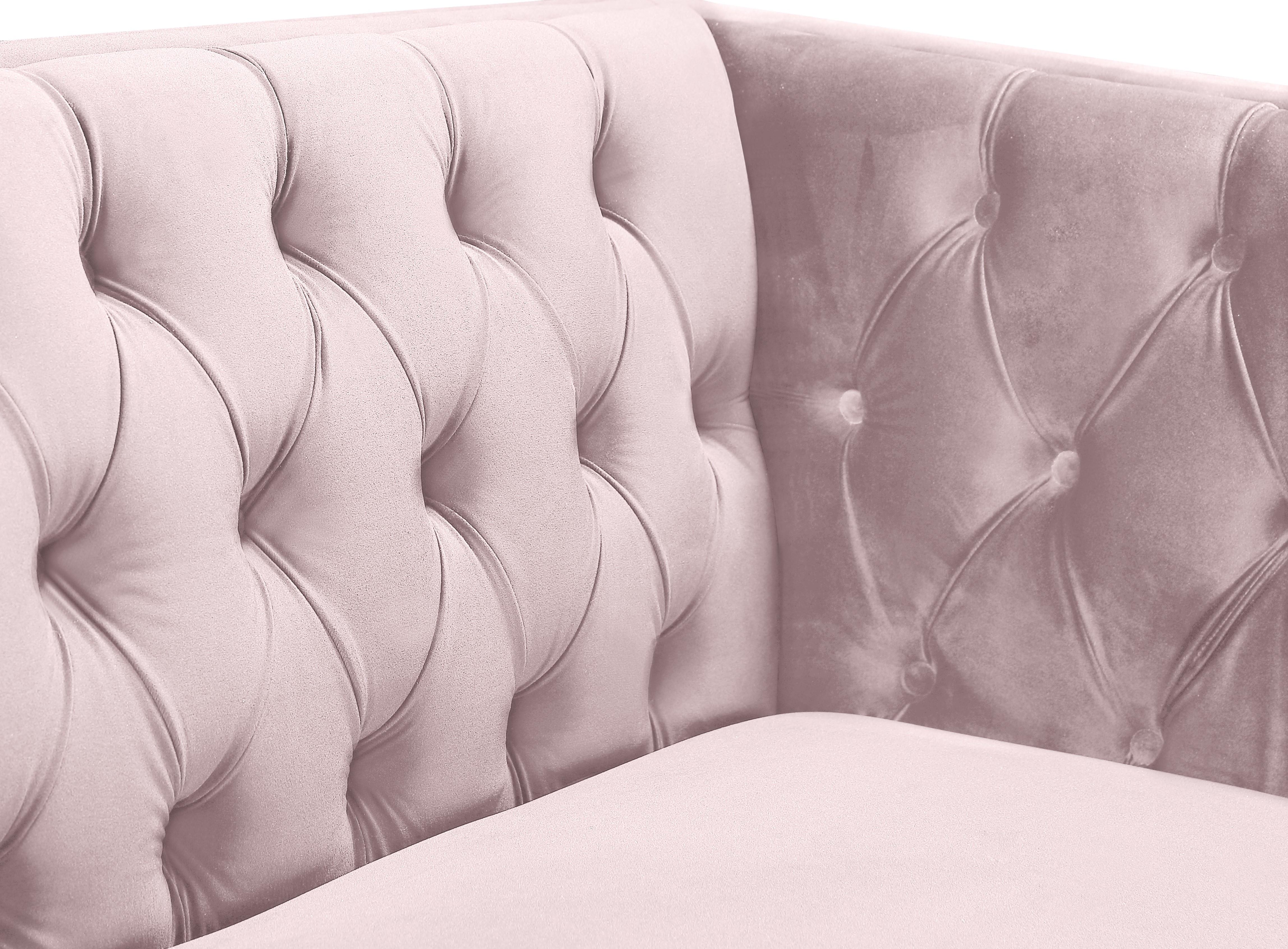 Michelle Pink Velvet Chair - Luxury Home Furniture (MI)