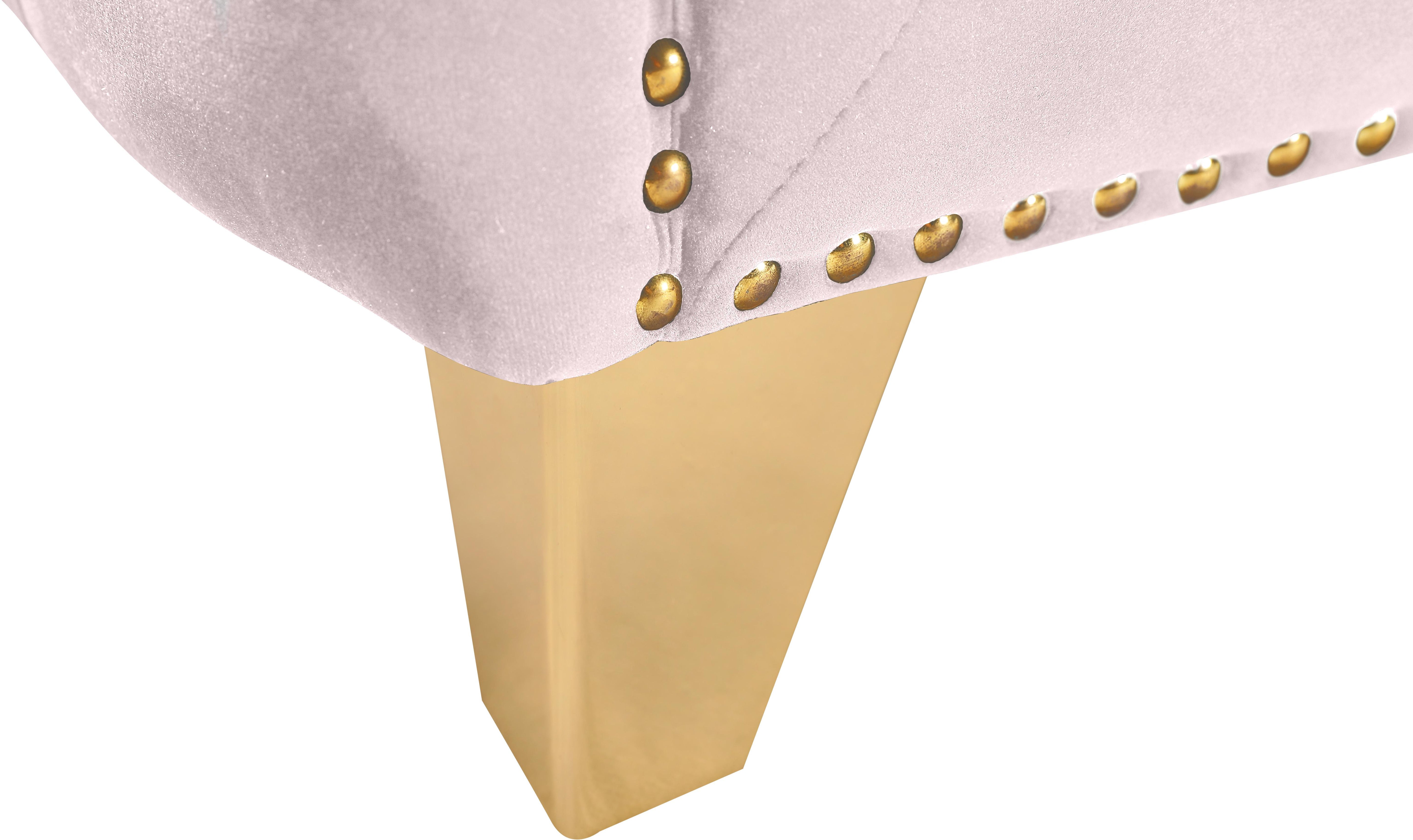 Michelle Pink Velvet Chair - Luxury Home Furniture (MI)