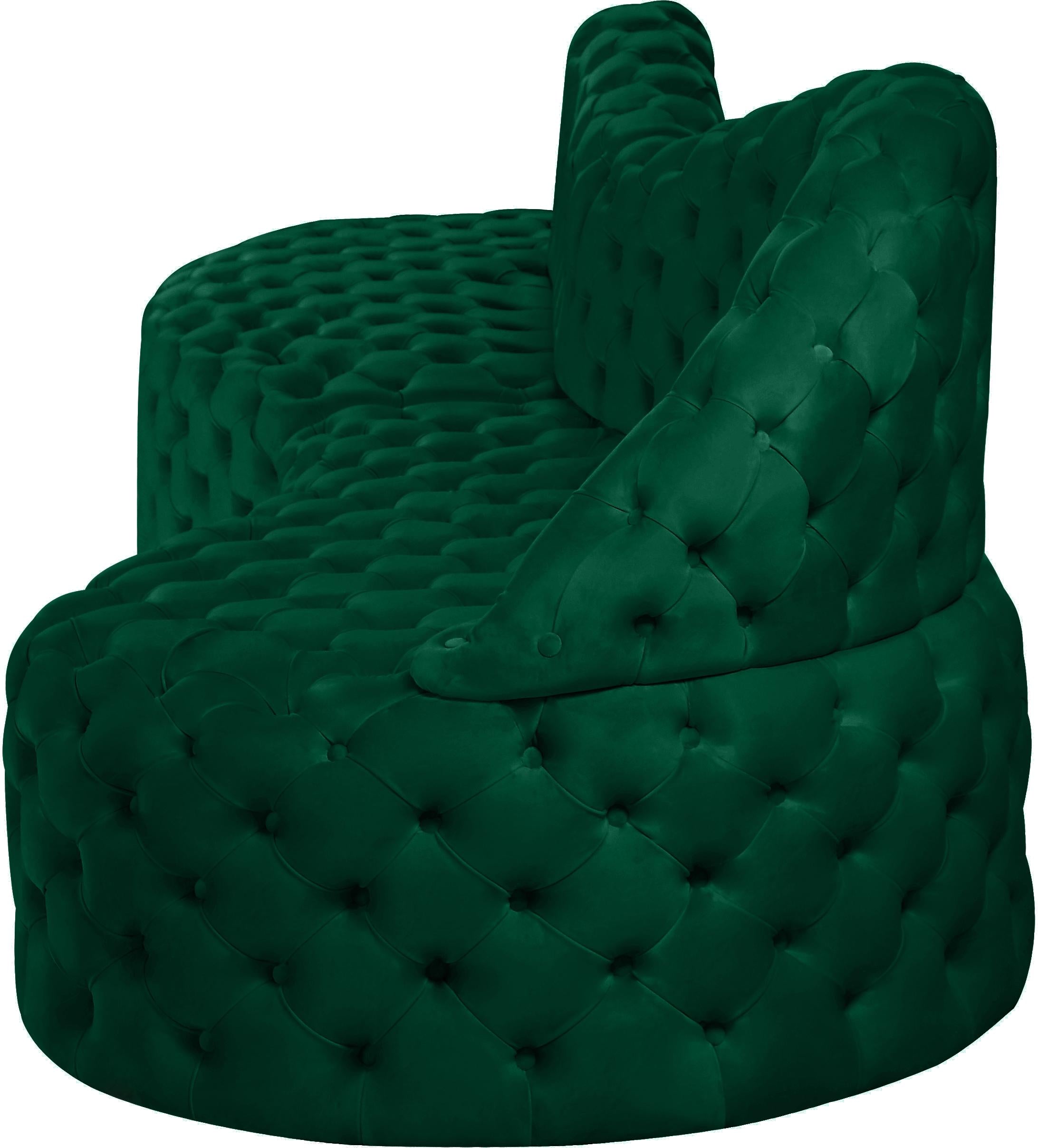 Royal Green Velvet 2pc. Sectional - Luxury Home Furniture (MI)