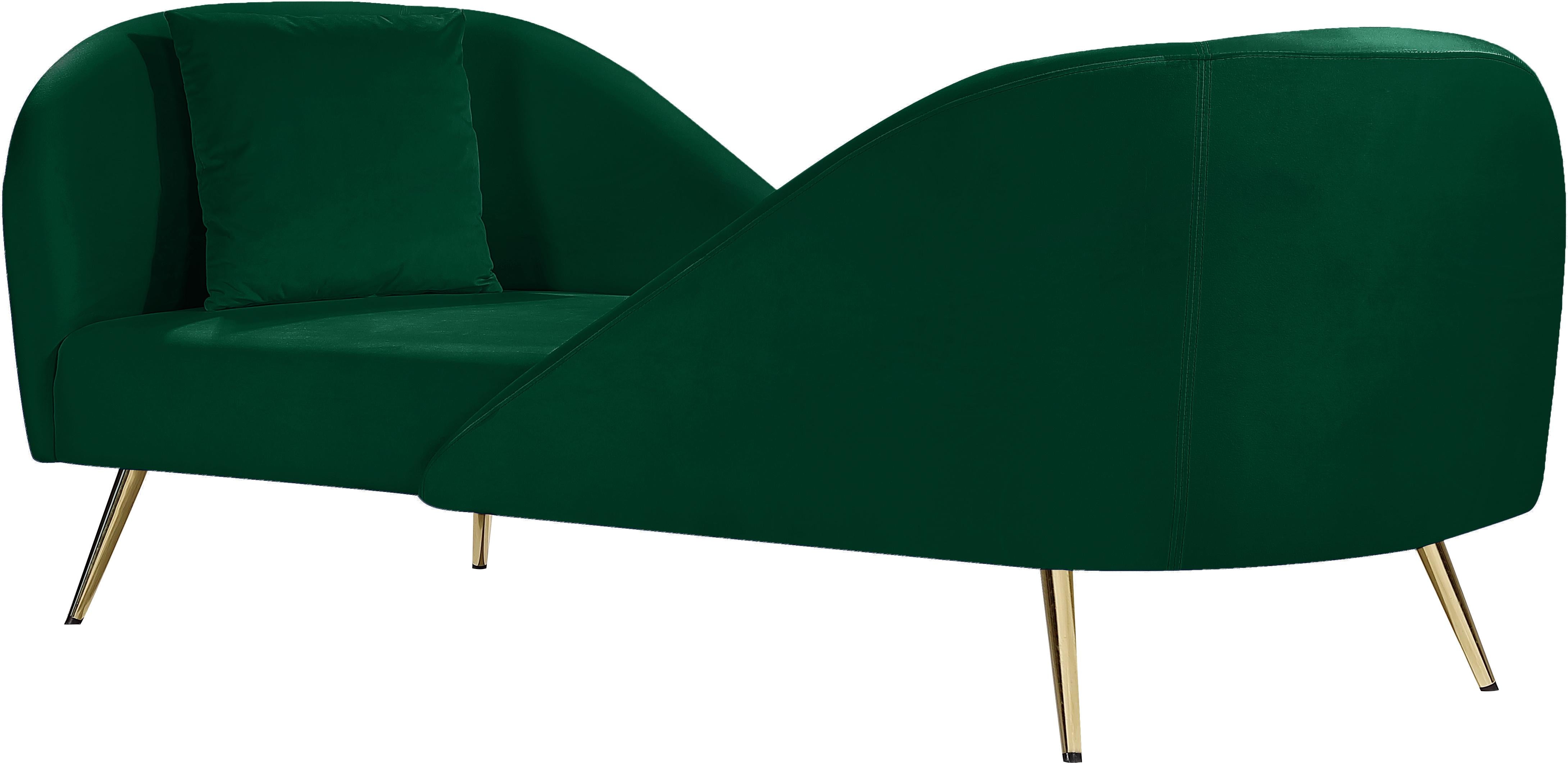 Nolan Green Velvet Chaise - Luxury Home Furniture (MI)