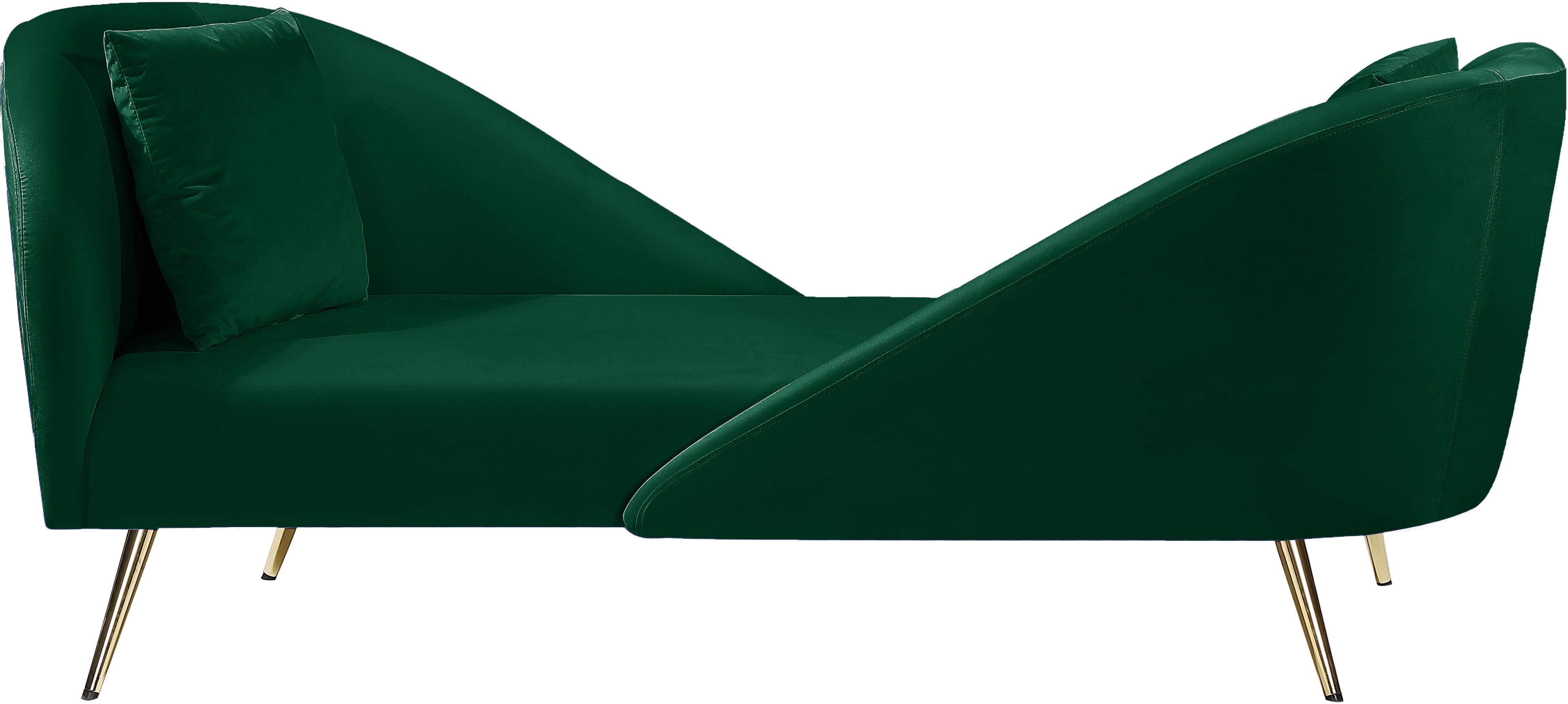 Nolan Green Velvet Chaise - Luxury Home Furniture (MI)