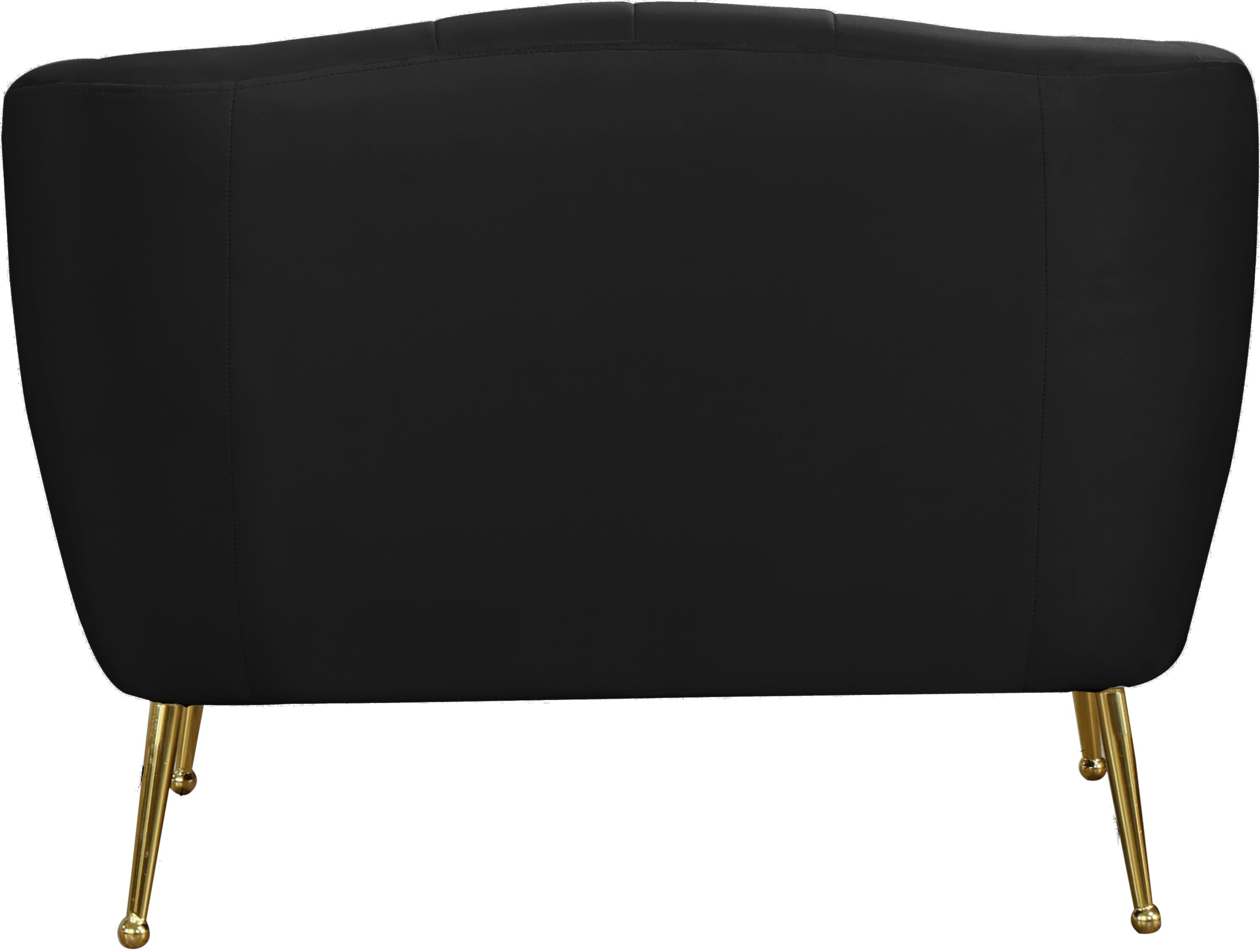 Tori Black Velvet Chair - Luxury Home Furniture (MI)