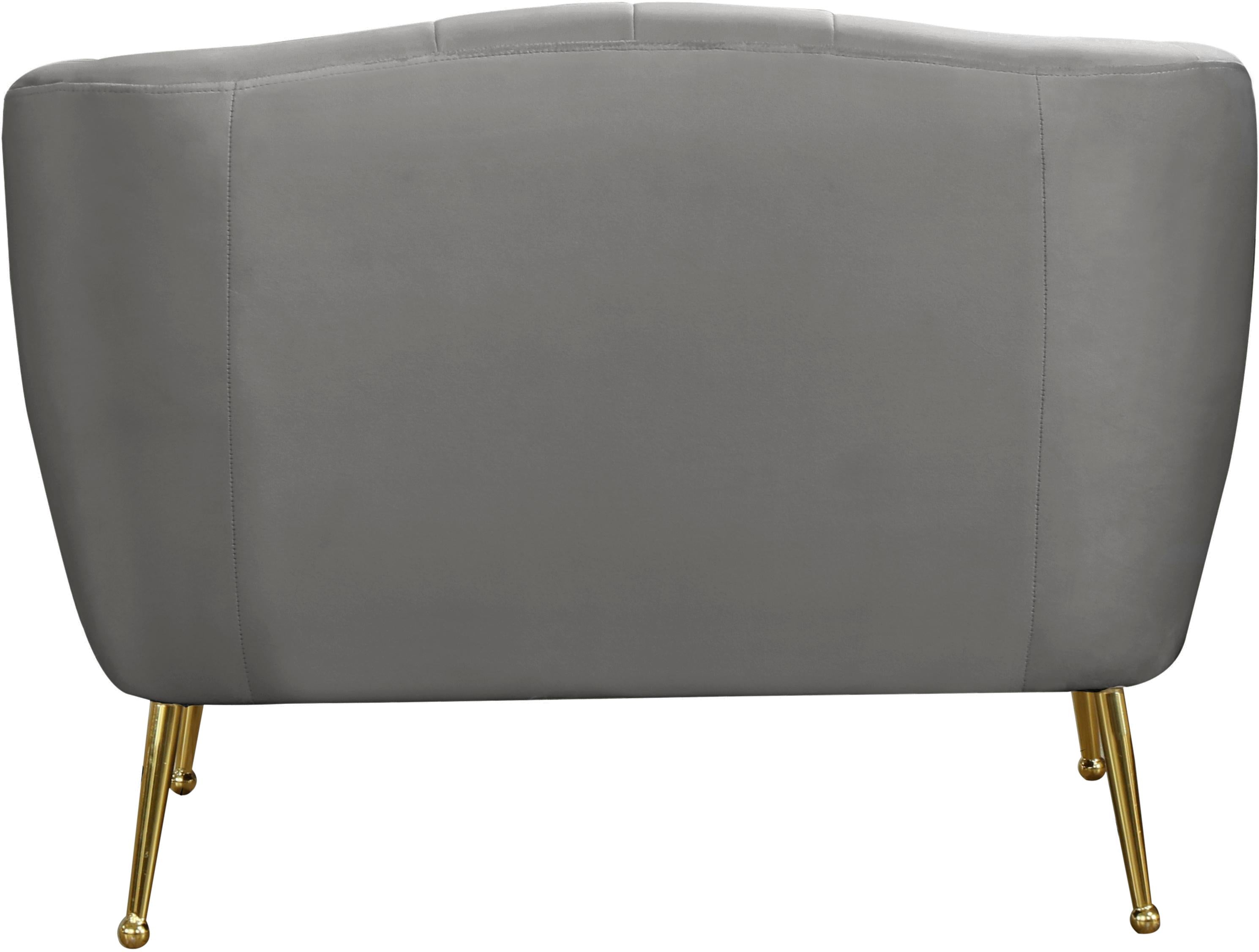 Tori Grey Velvet Chair - Luxury Home Furniture (MI)
