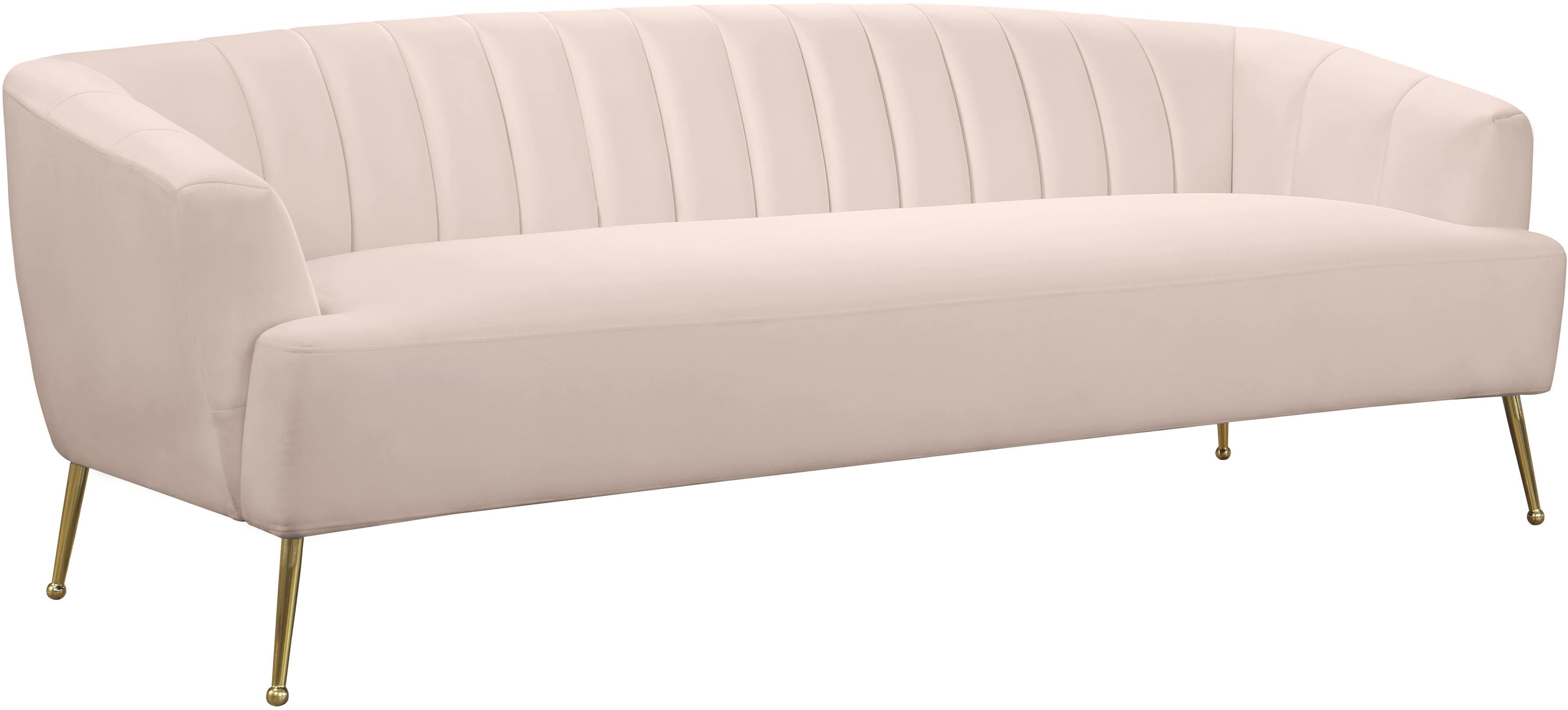 Tori Pink Velvet Sofa - Luxury Home Furniture (MI)