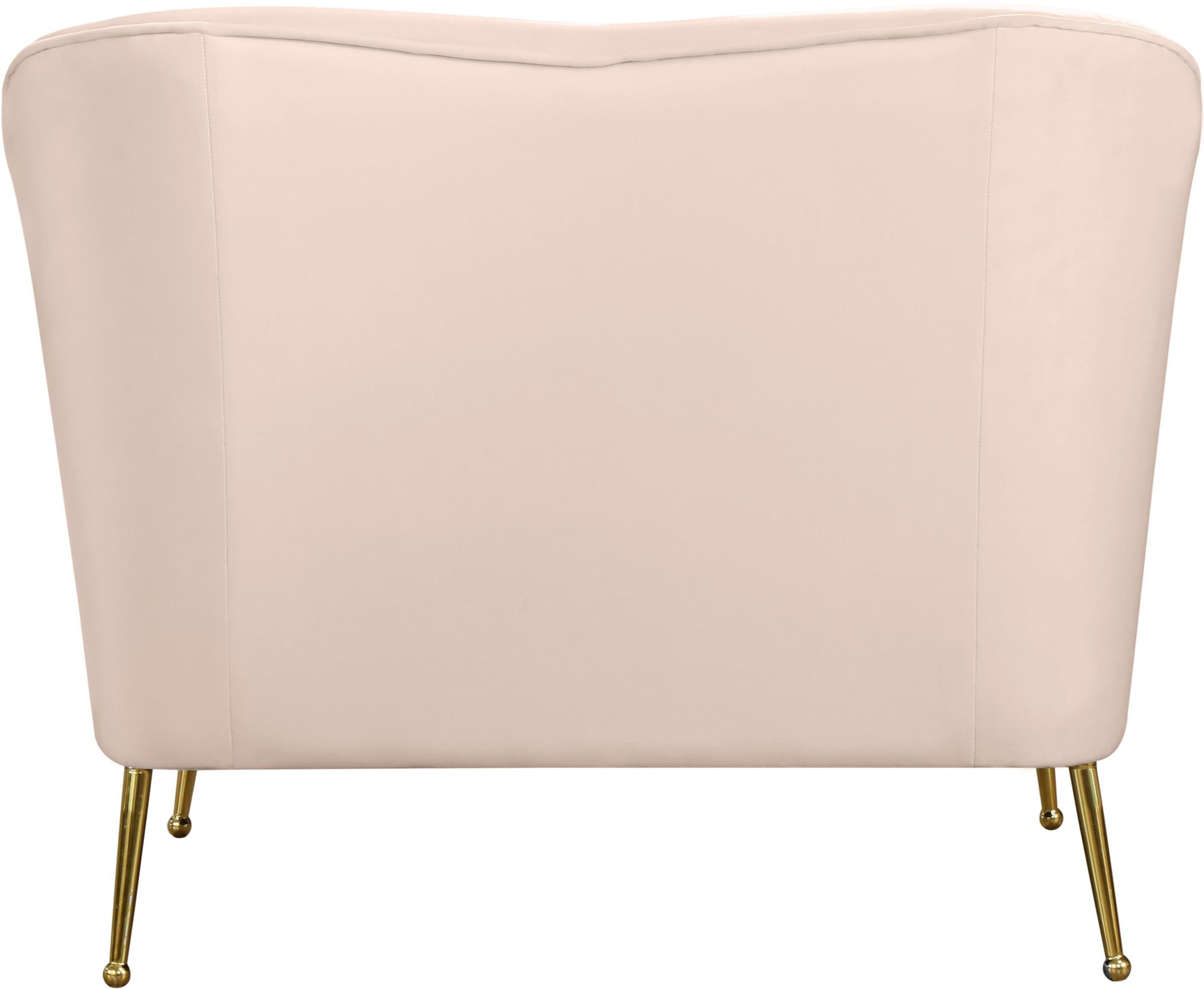 Hermosa Pink Velvet Chair - Luxury Home Furniture (MI)