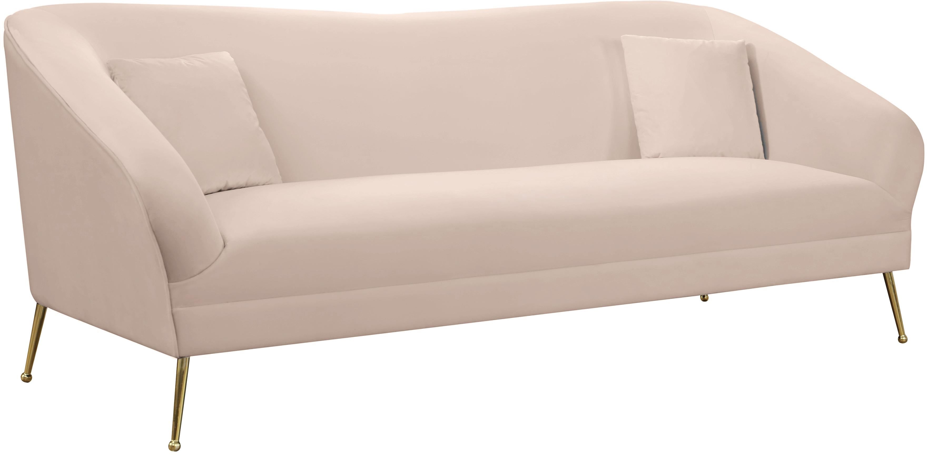 Hermosa Pink Velvet Sofa - Luxury Home Furniture (MI)
