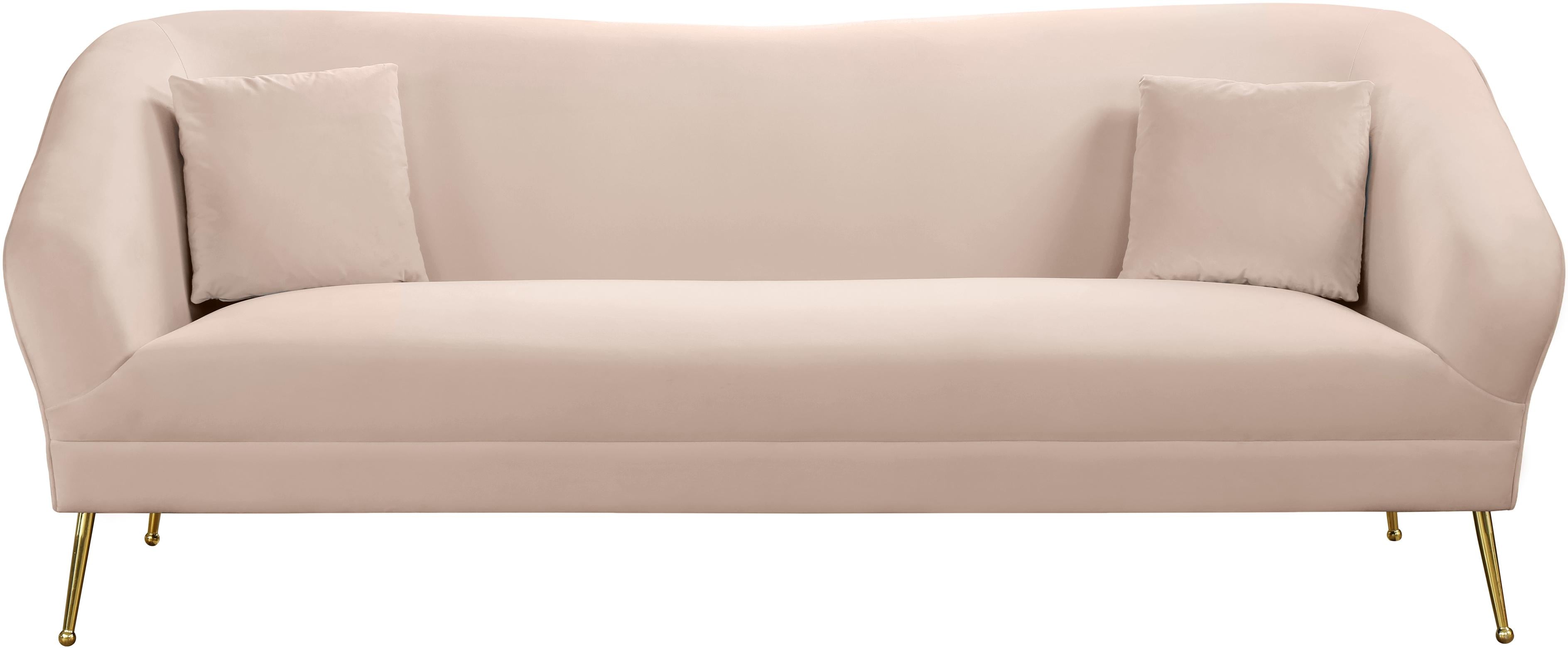 Hermosa Pink Velvet Sofa - Luxury Home Furniture (MI)