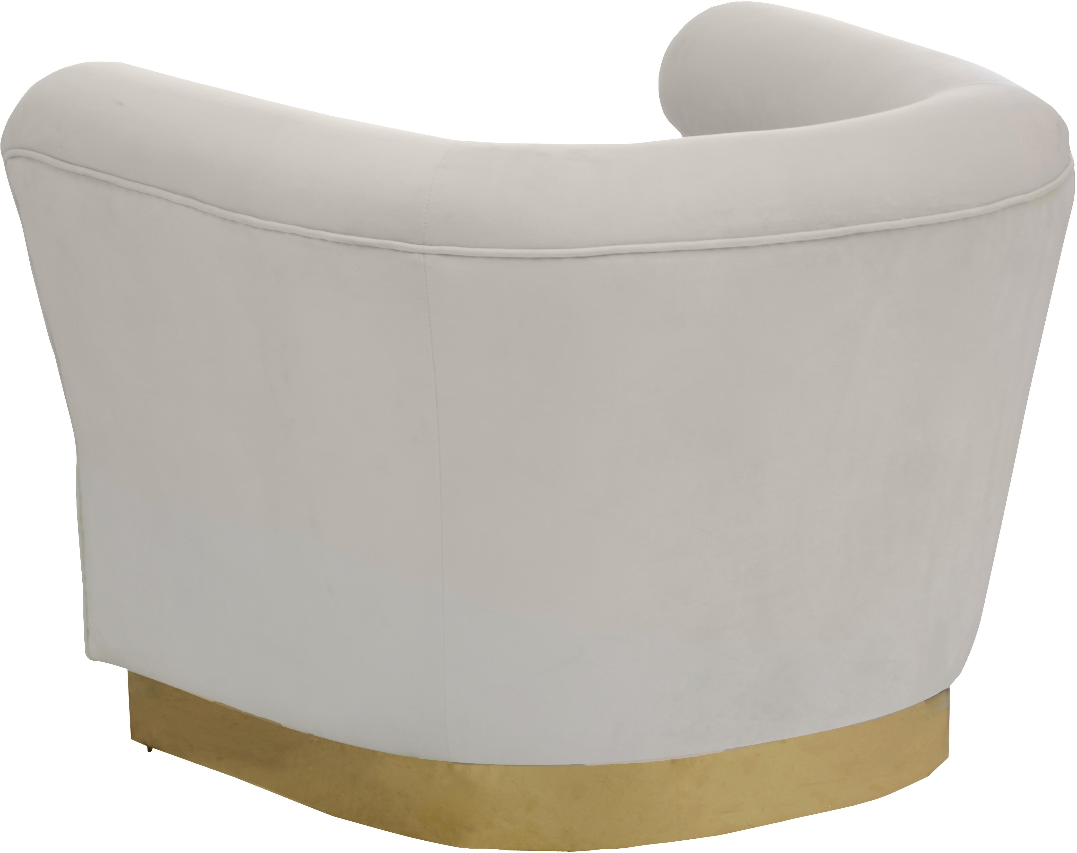 Bellini Cream Velvet Chair - Luxury Home Furniture (MI)