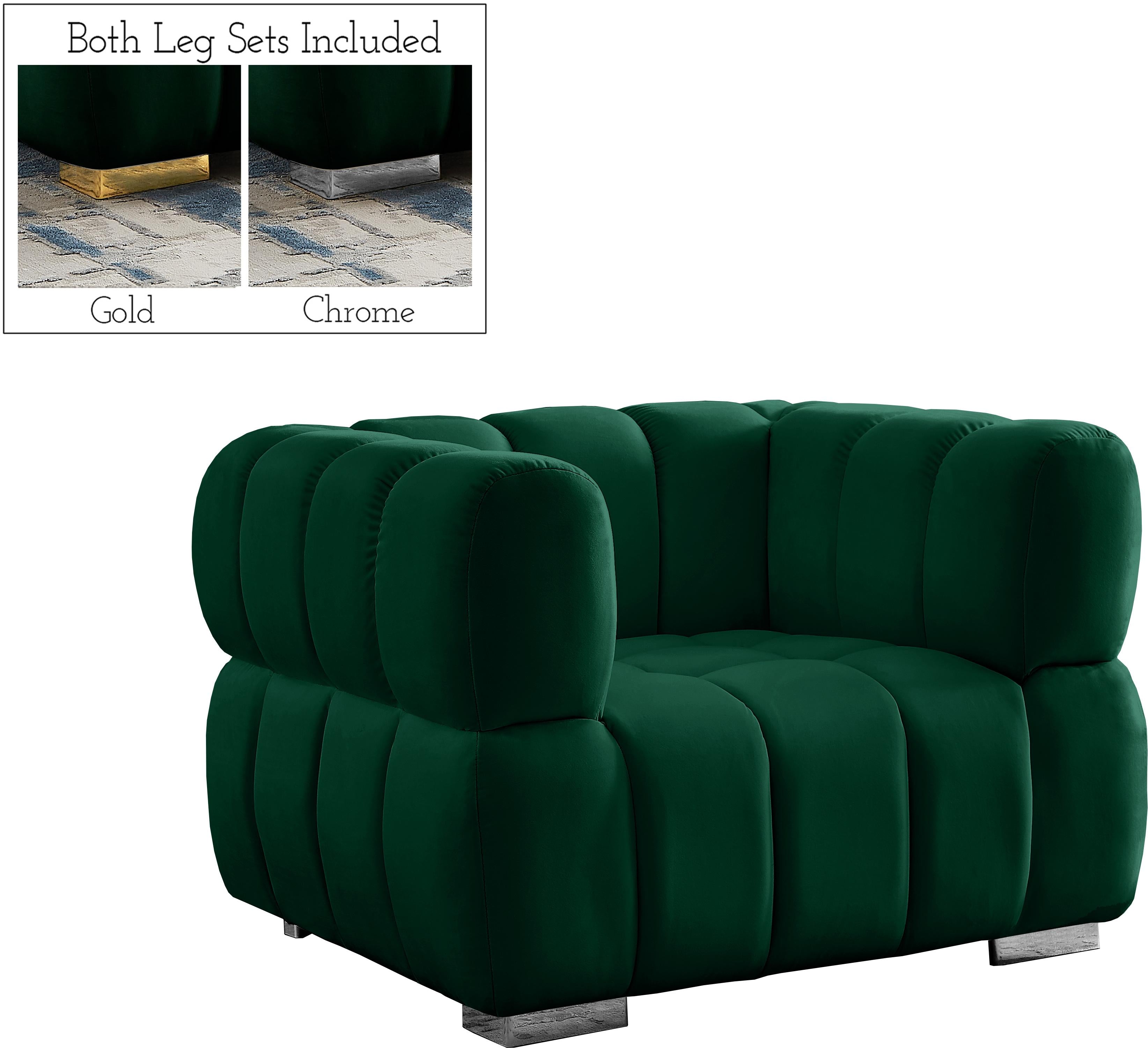Gwen Green Velvet Chair - Luxury Home Furniture (MI)
