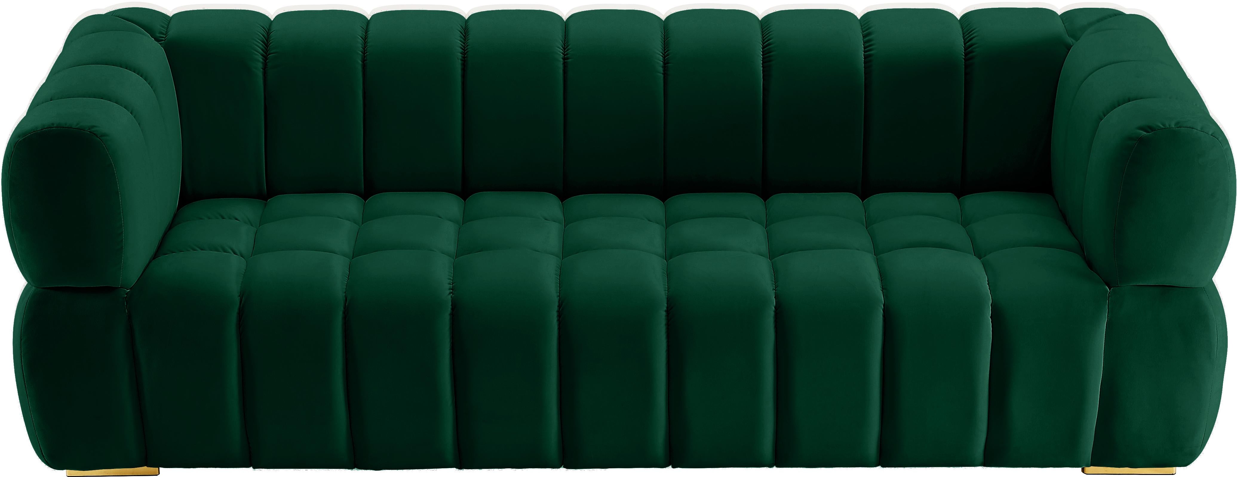 Gwen Green Velvet Sofa - Luxury Home Furniture (MI)