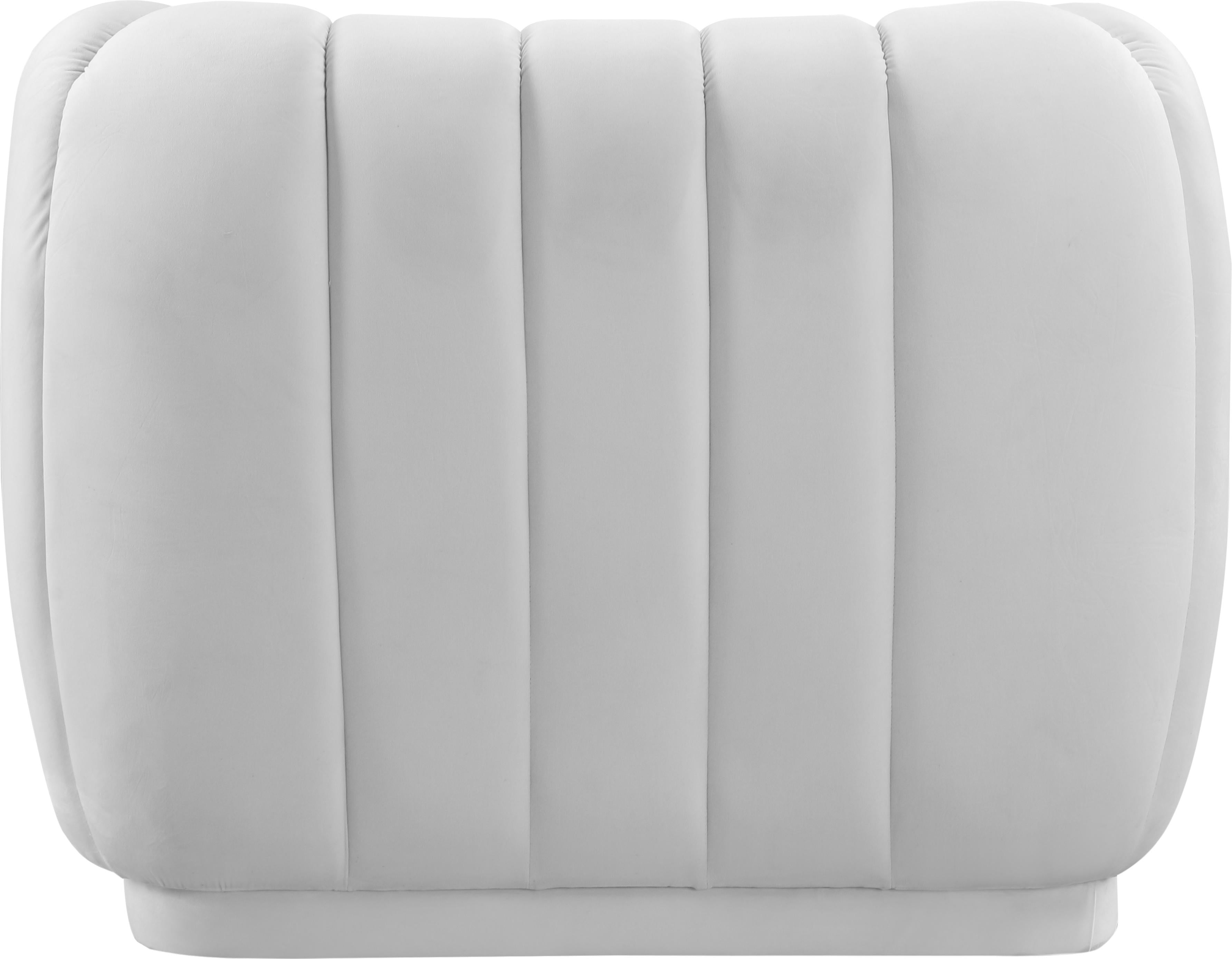 Dixie Cream Velvet Chair - Luxury Home Furniture (MI)