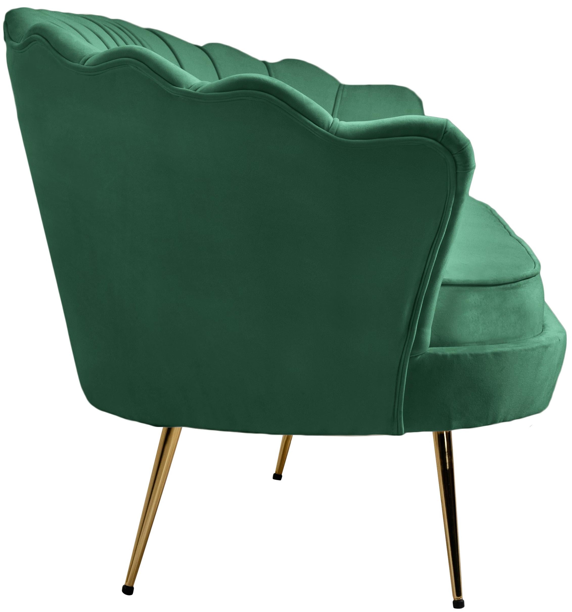 Gardenia Green Velvet Sofa - Luxury Home Furniture (MI)