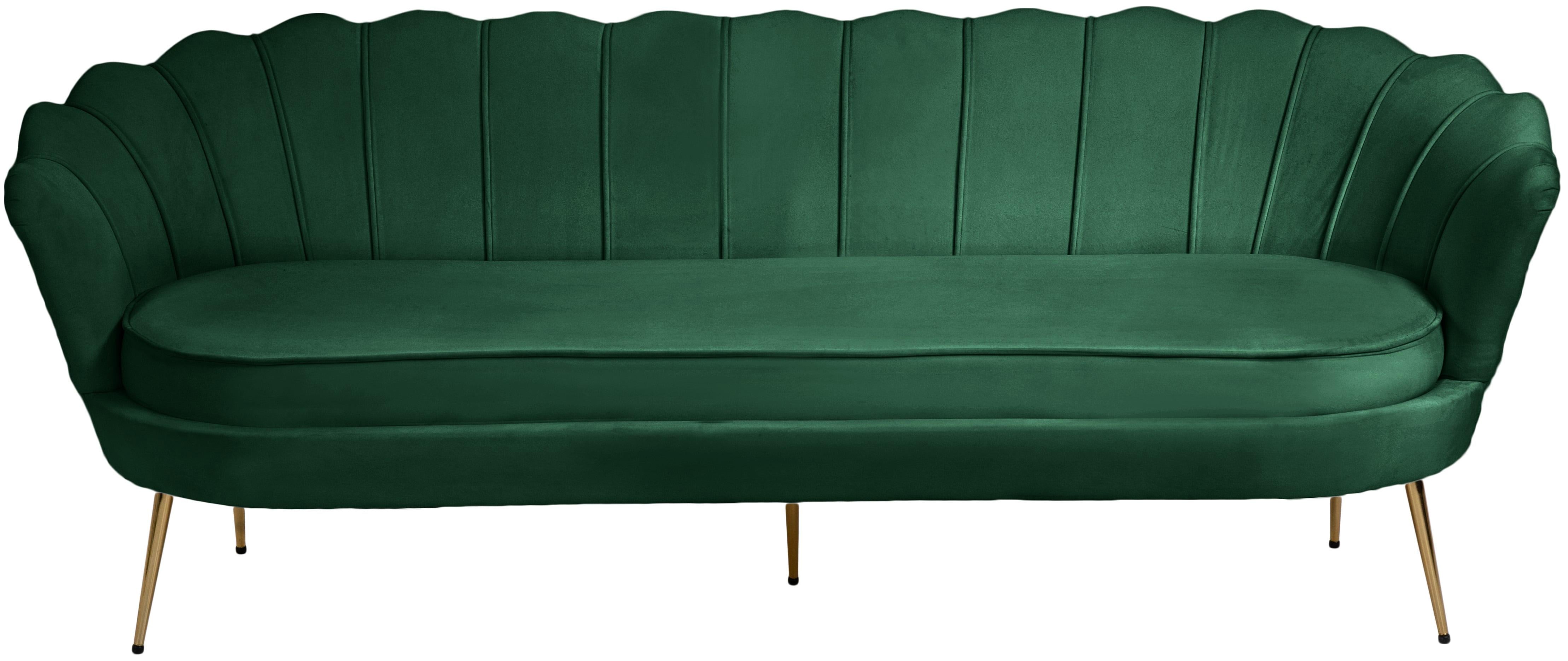 Gardenia Green Velvet Sofa - Luxury Home Furniture (MI)