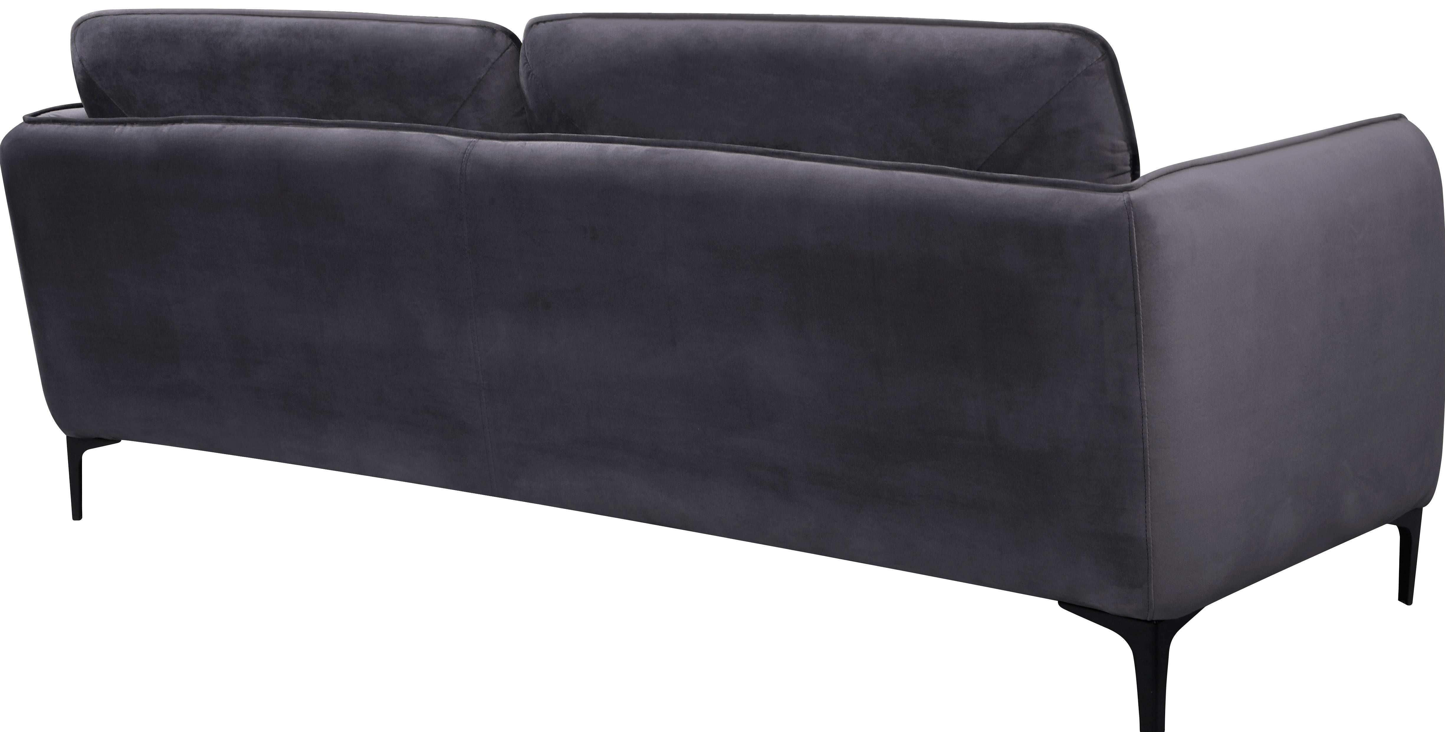 Poppy Grey Velvet Sofa - Luxury Home Furniture (MI)