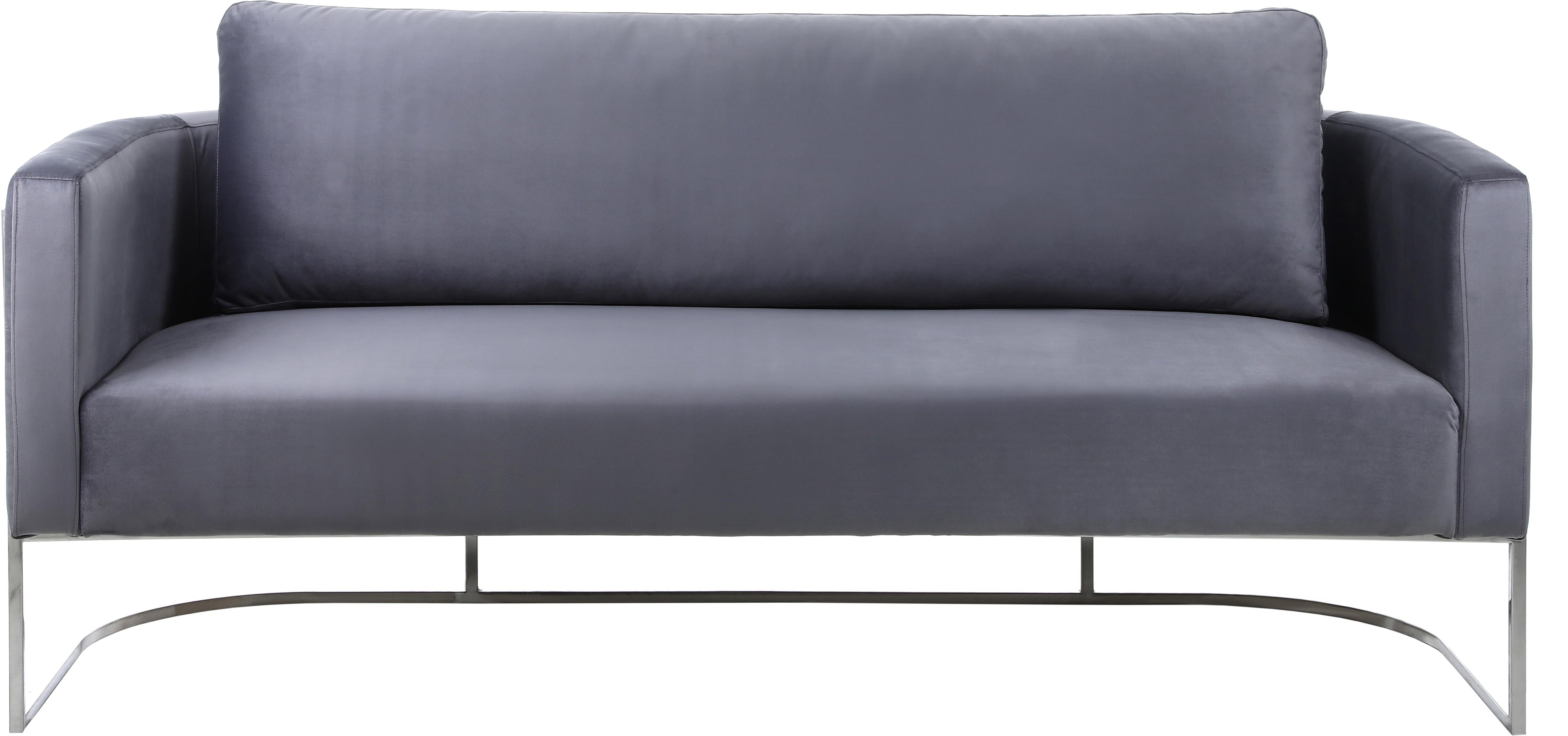 Casa Grey Velvet Sofa - Luxury Home Furniture (MI)