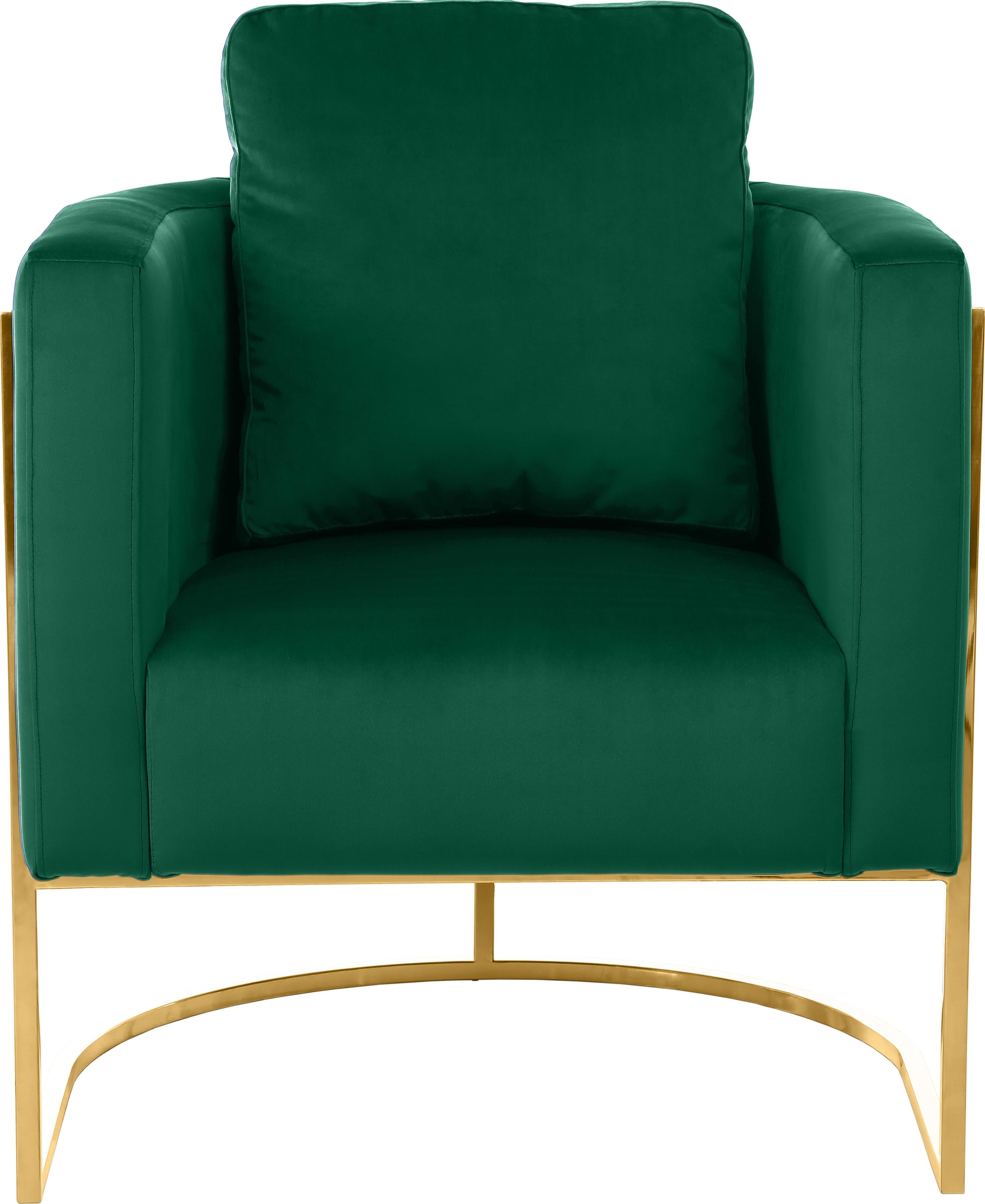 Casa Green Velvet Chair - Luxury Home Furniture (MI)