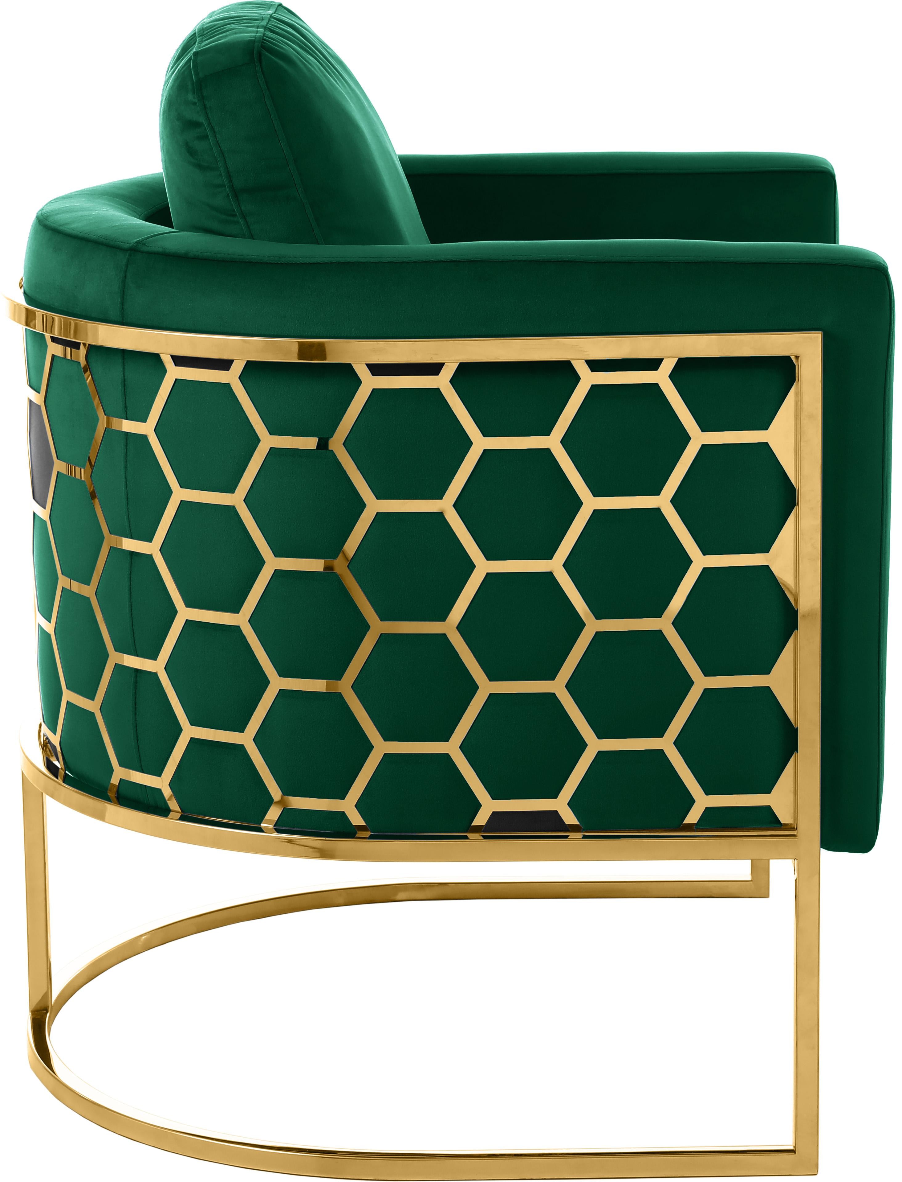 Casa Green Velvet Chair - Luxury Home Furniture (MI)