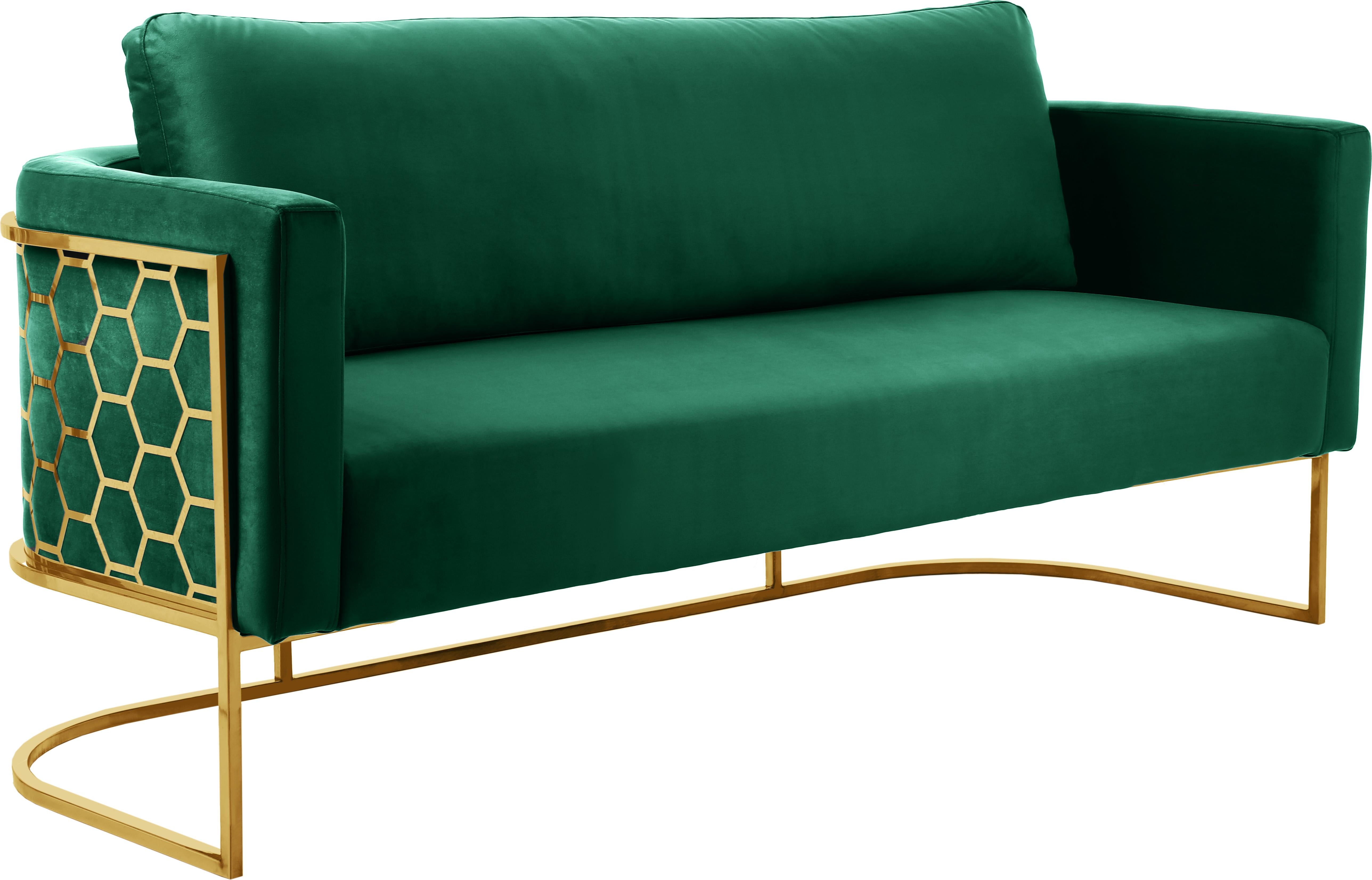 Casa Green Velvet Sofa - Luxury Home Furniture (MI)