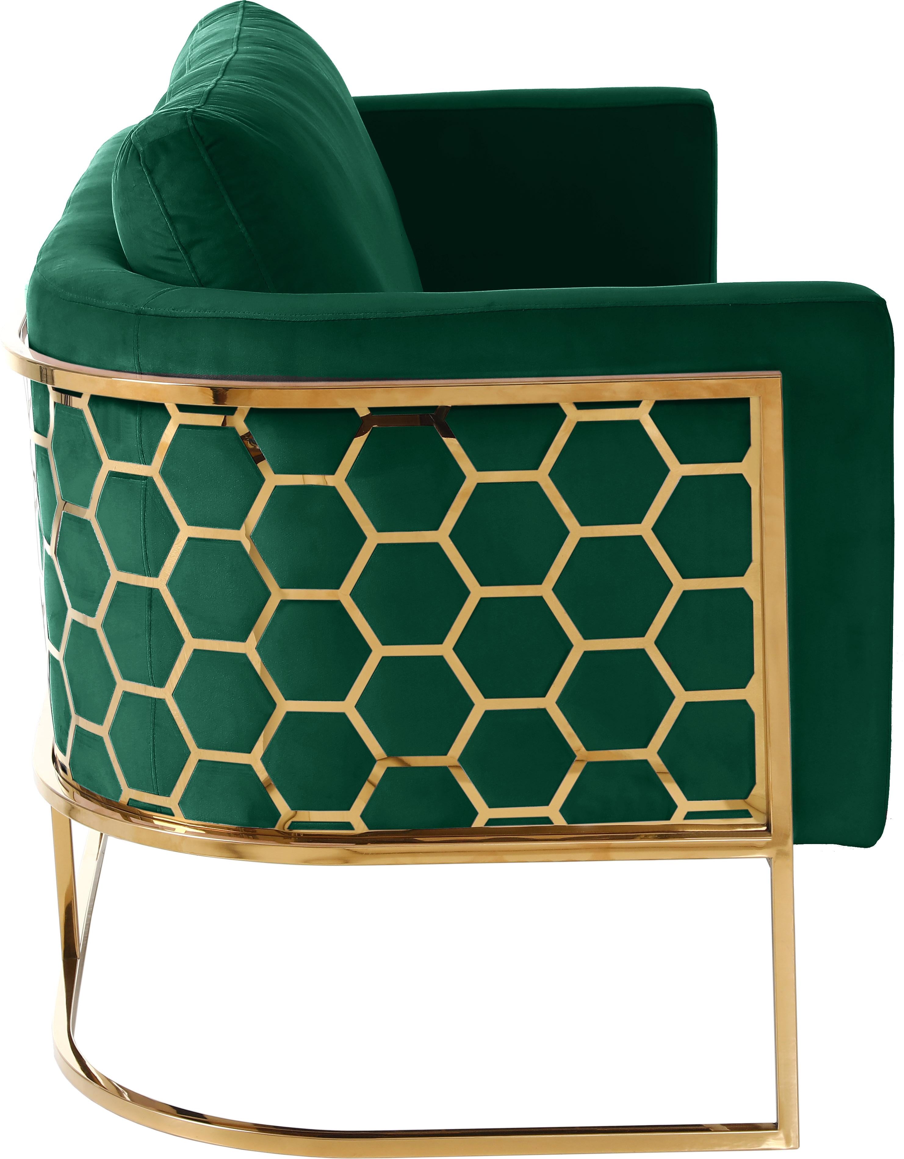 Casa Green Velvet Sofa - Luxury Home Furniture (MI)
