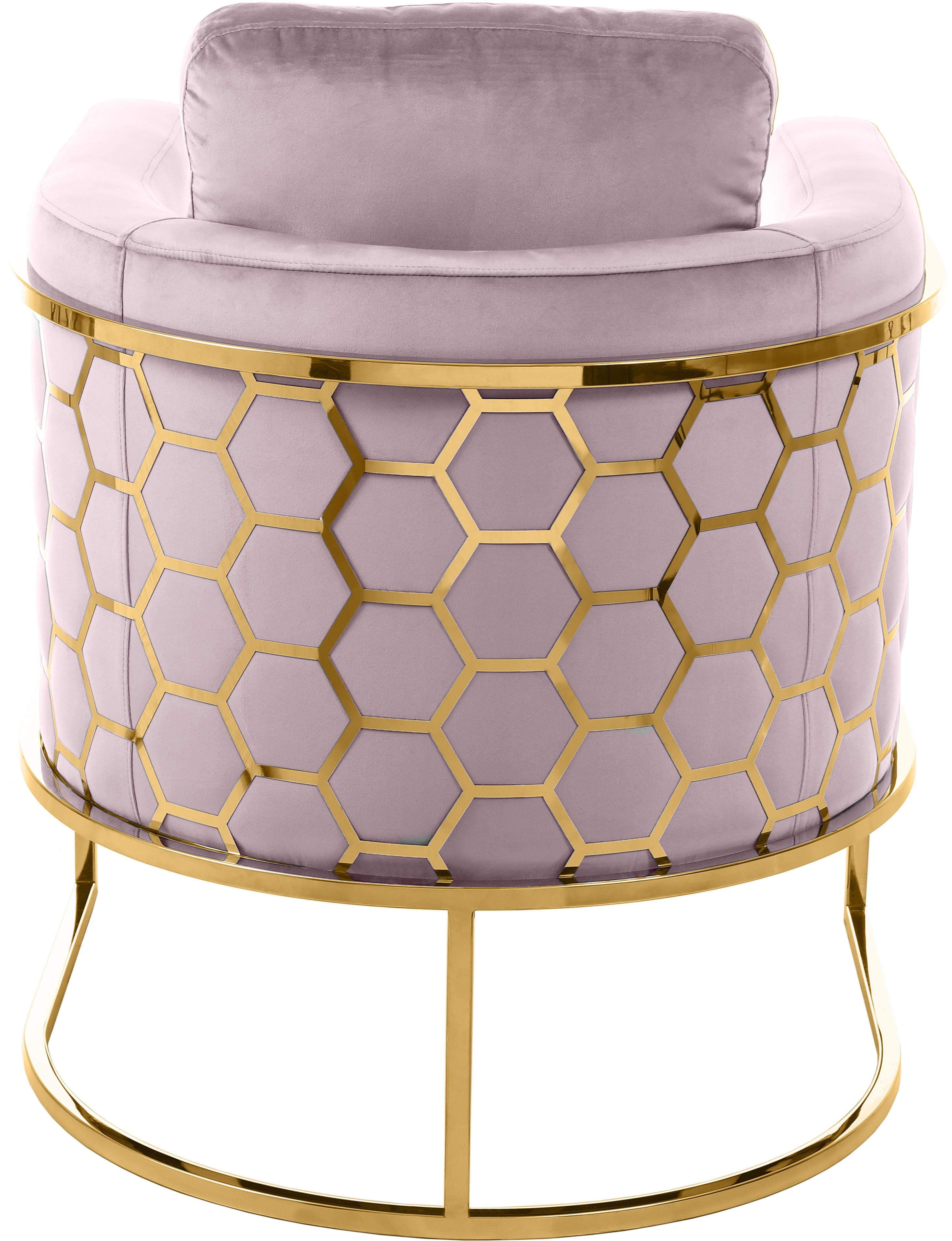 Casa Pink Velvet Chair - Luxury Home Furniture (MI)