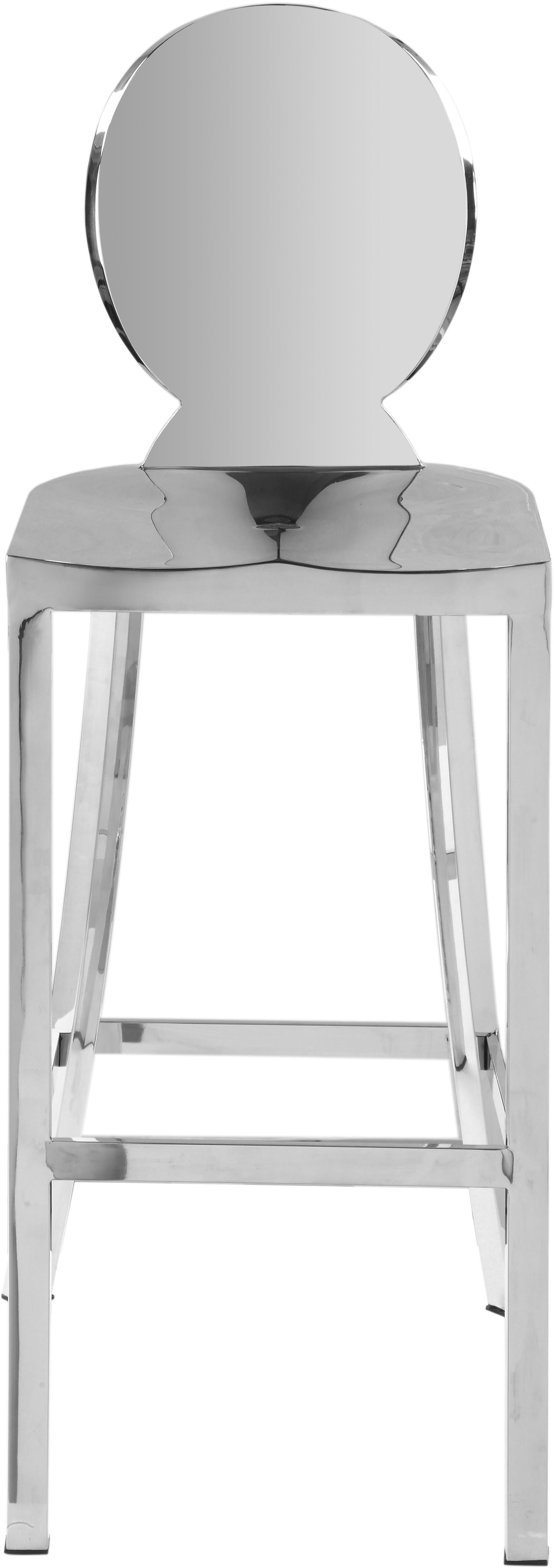 Maddox Chrome Stool - Luxury Home Furniture (MI)