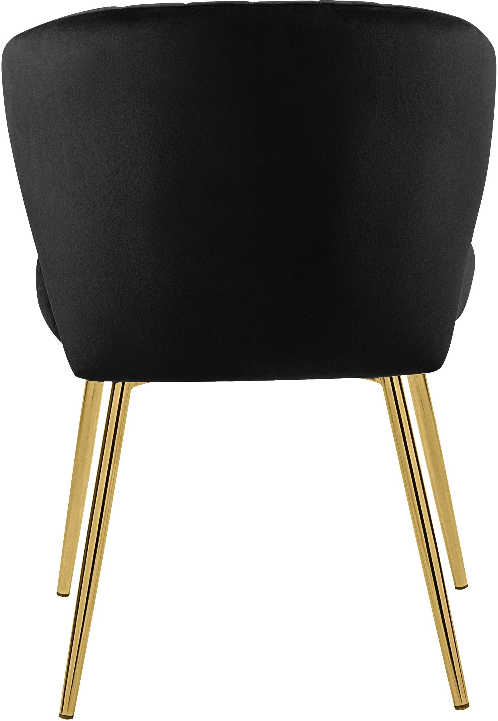 Finley Black Velvet Dining Chair - Luxury Home Furniture (MI)