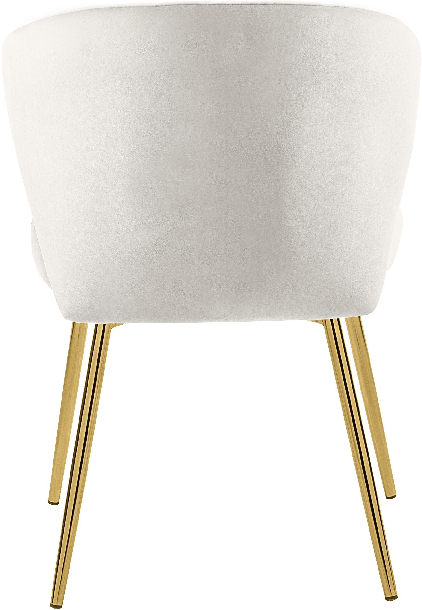 Finley Cream Velvet Dining Chair - Luxury Home Furniture (MI)
