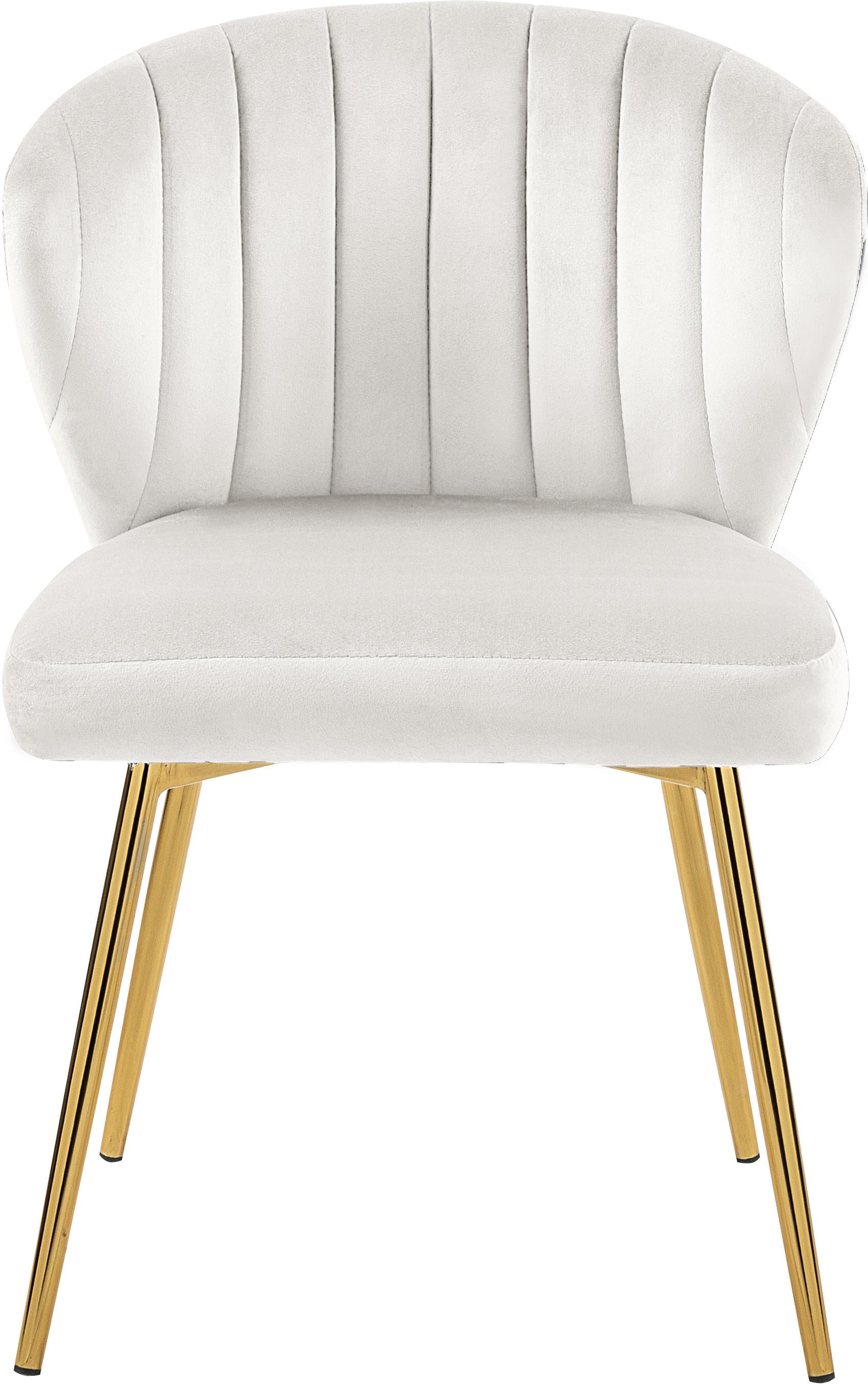 Finley Cream Velvet Dining Chair - Luxury Home Furniture (MI)