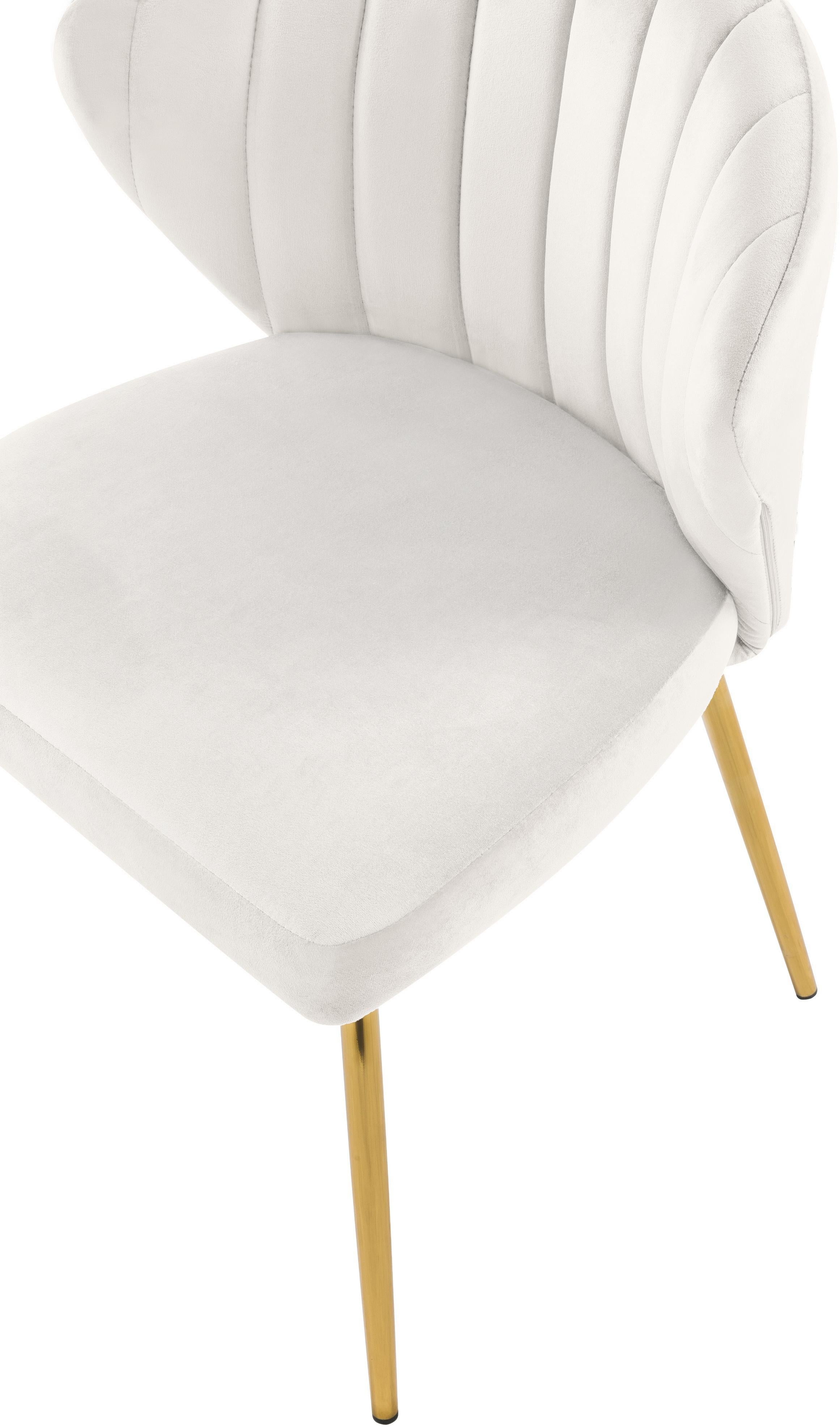 Finley Cream Velvet Dining Chair - Luxury Home Furniture (MI)