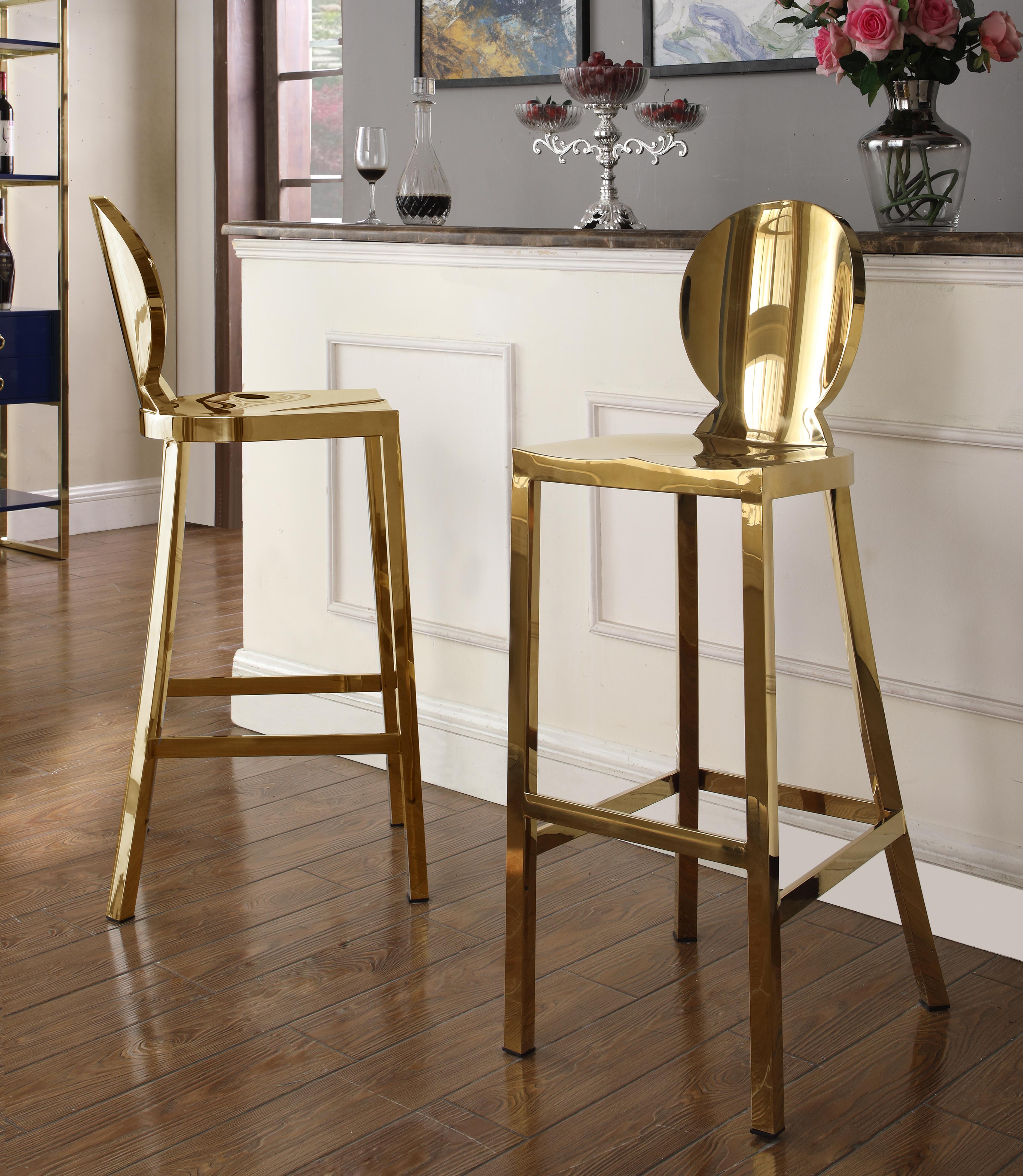 Maddox Gold Stool - Luxury Home Furniture (MI)