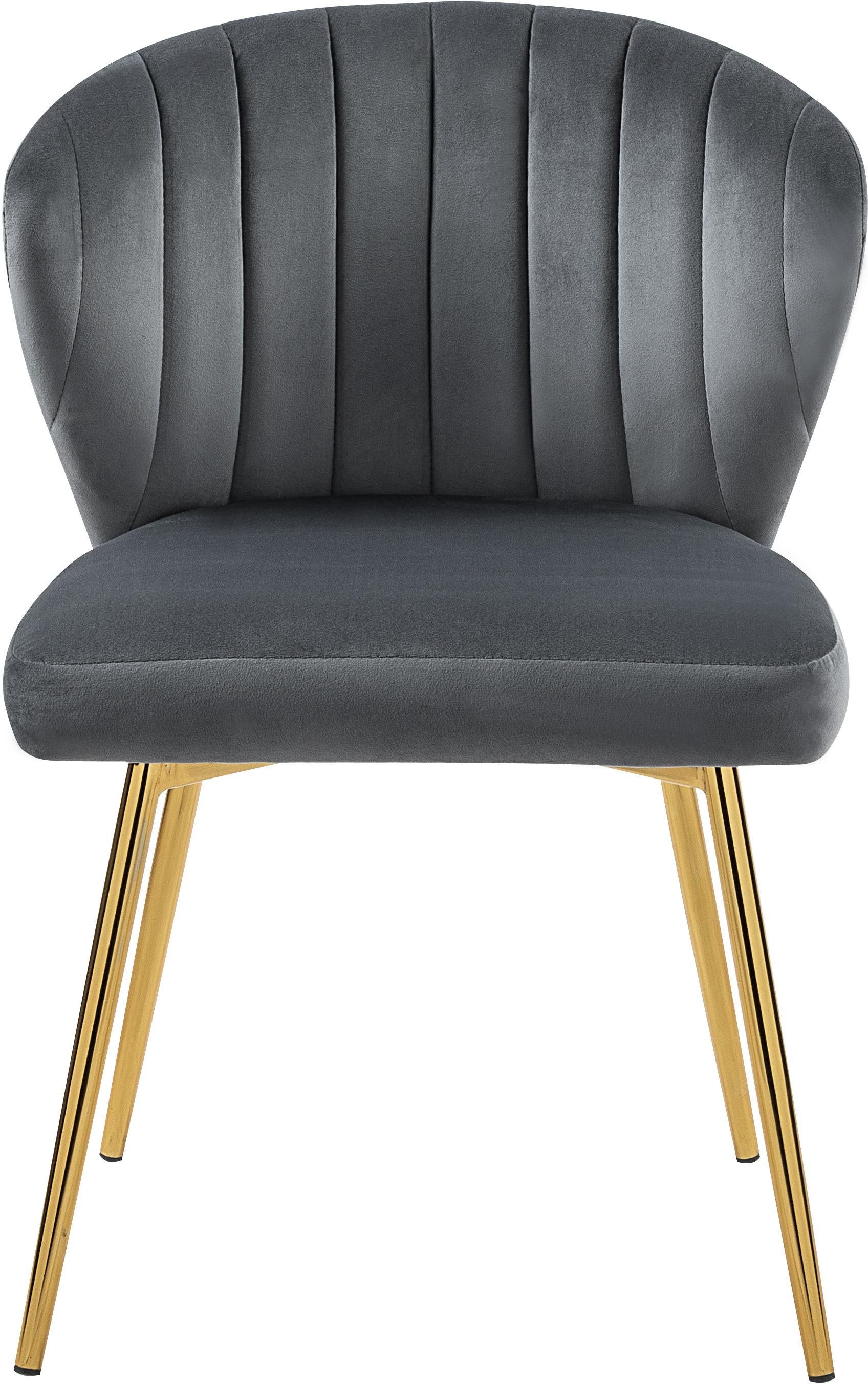 Finley Grey Velvet Dining Chair - Luxury Home Furniture (MI)